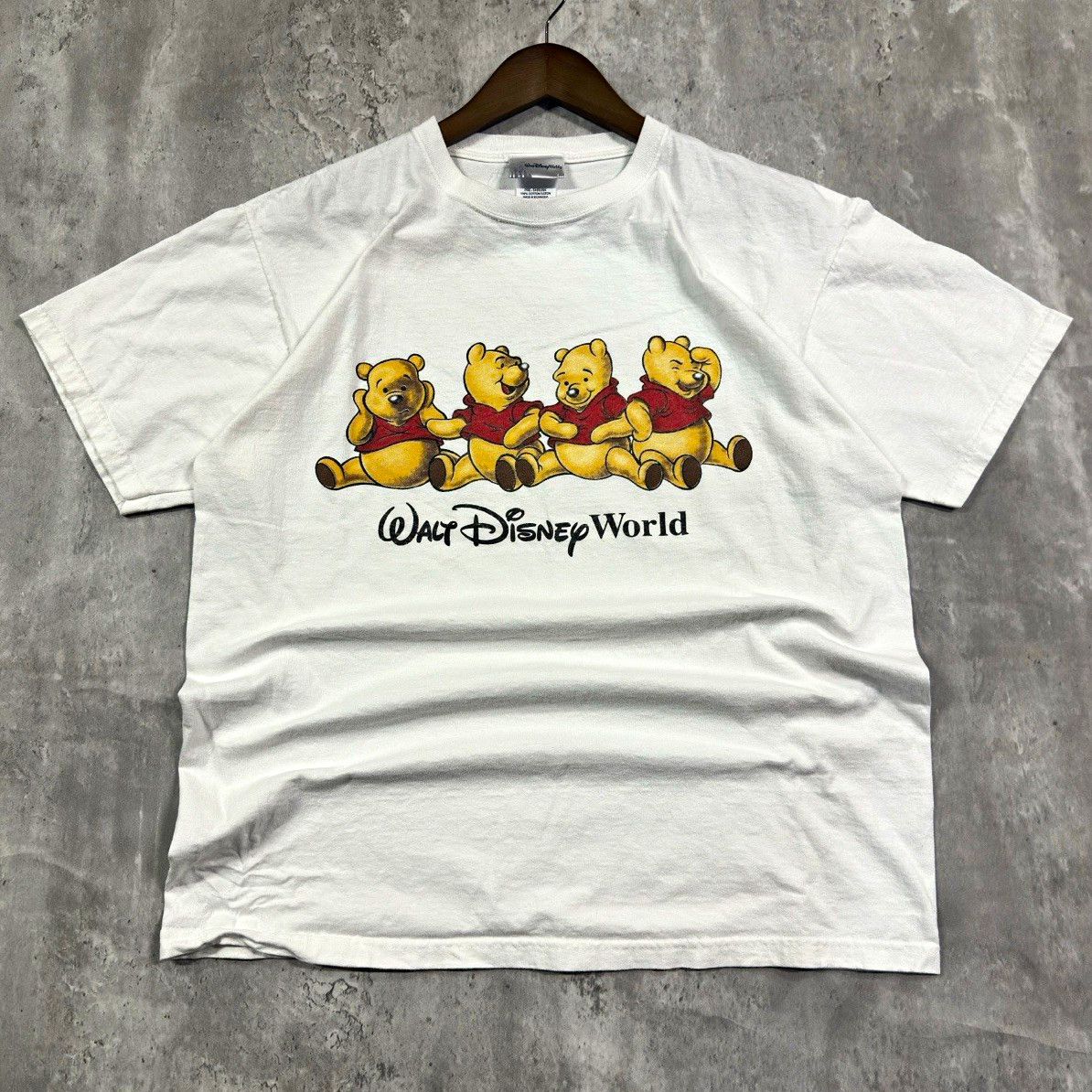 Vintage 90s Walt Disney World Winnie the Pooh Graphic T-Shirt Unisex Adult Sz L