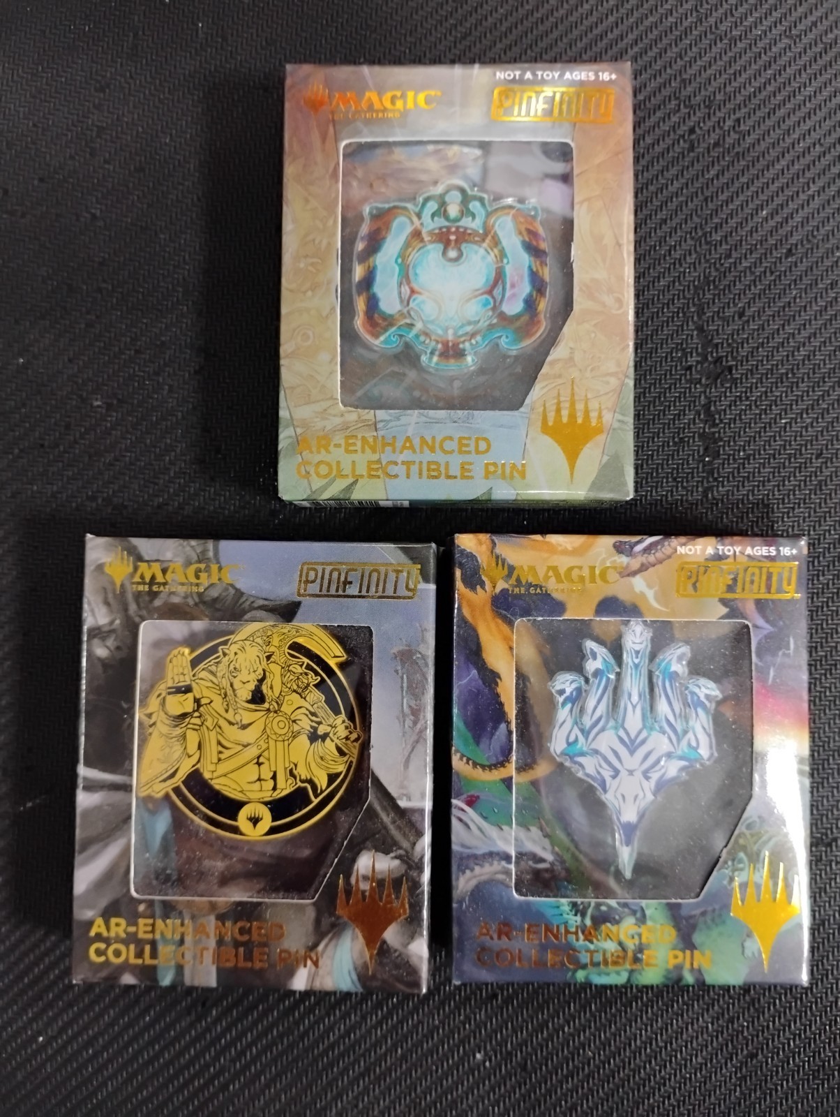 Magic: The Gathering Pinfinity AR-Enhanced Pins Lot of 3 Magic: The Gathering Pinfinity AR-Enhanced Pins Lot of 3