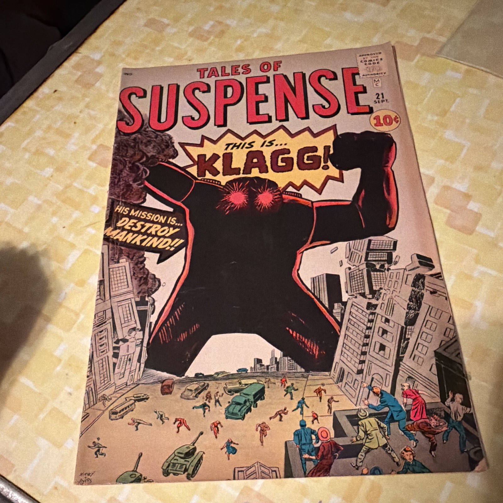 Tales of Suspense #21 Marvel 1961 PreHero Klagg Jack Kirby Steve Ditko SilverAge