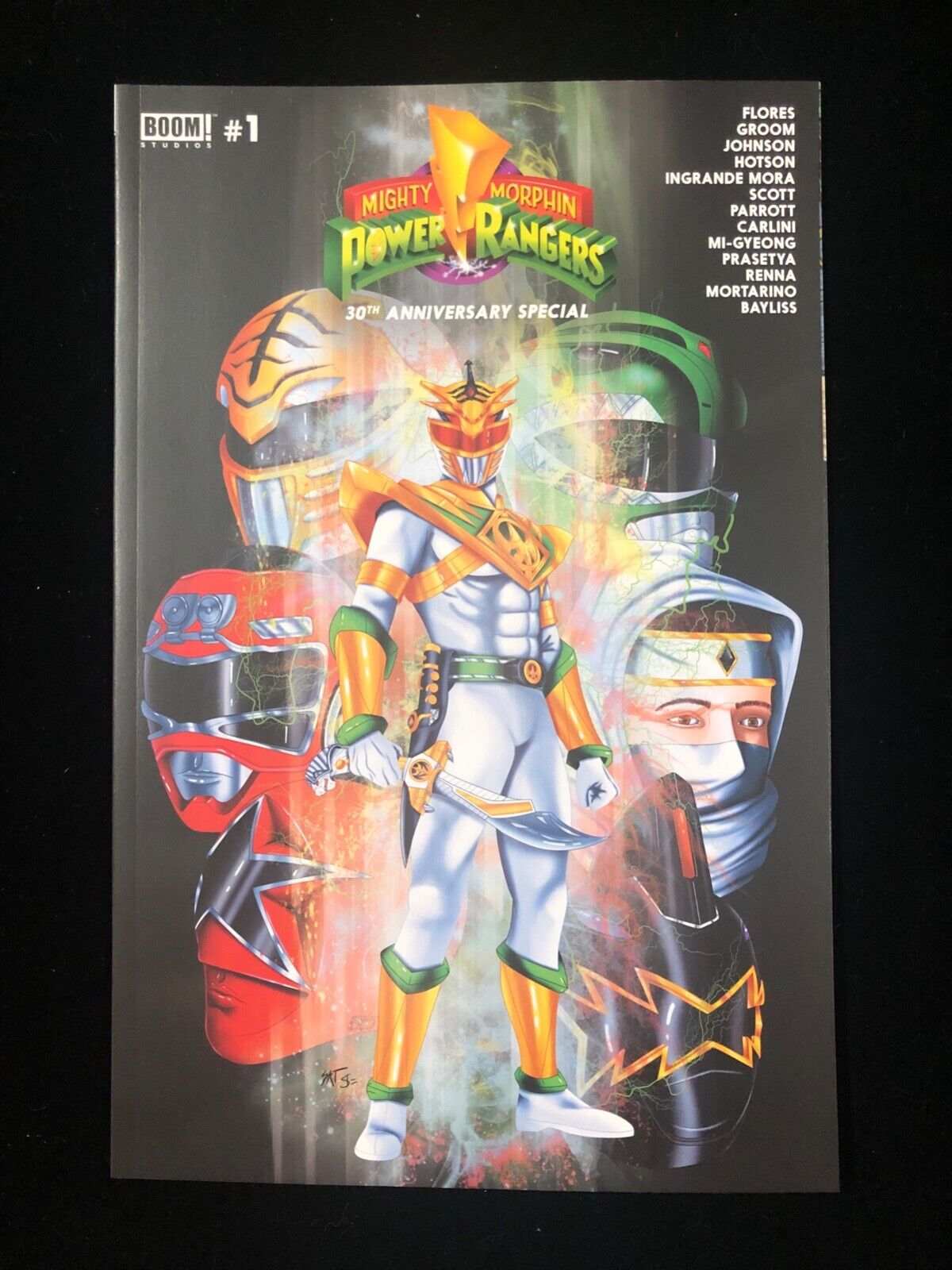 Mighty Morphin Power Rangers 30th Anniversary Special #1 NM Sketch Ellis Variant