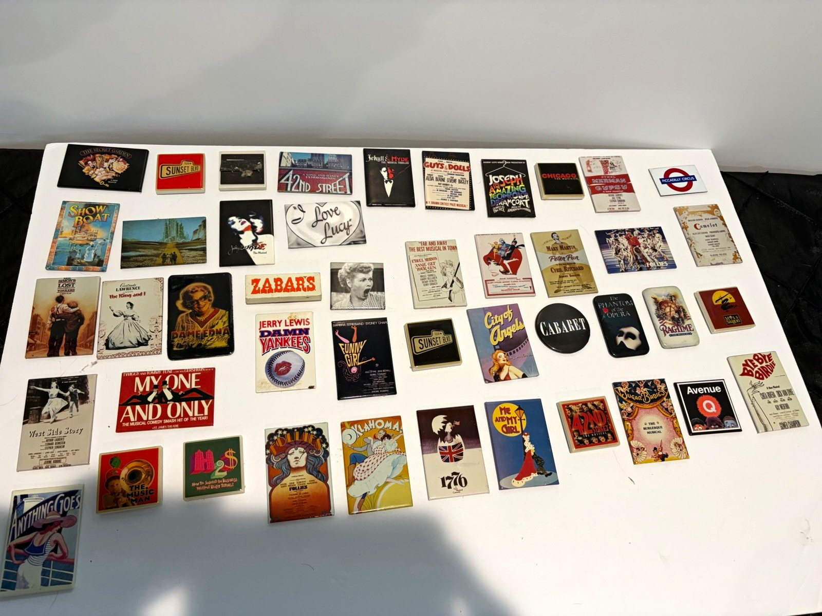 Theater Fridge Magnet Lot: I Love Lucy Lucy Ricardo, Cabaret, Piccadilly