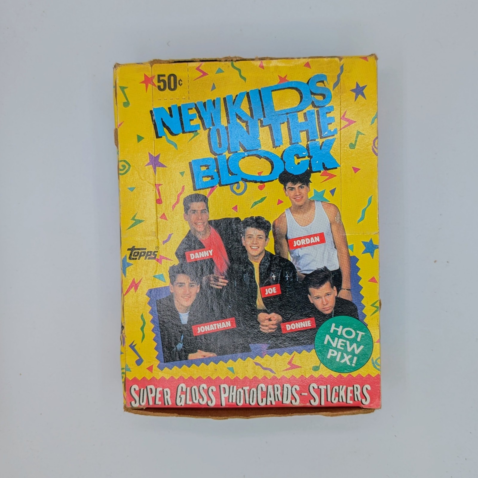 1989 Topps New Kids on the Block NKOTB Wax Box 36 Sealed Packs Trading Cards