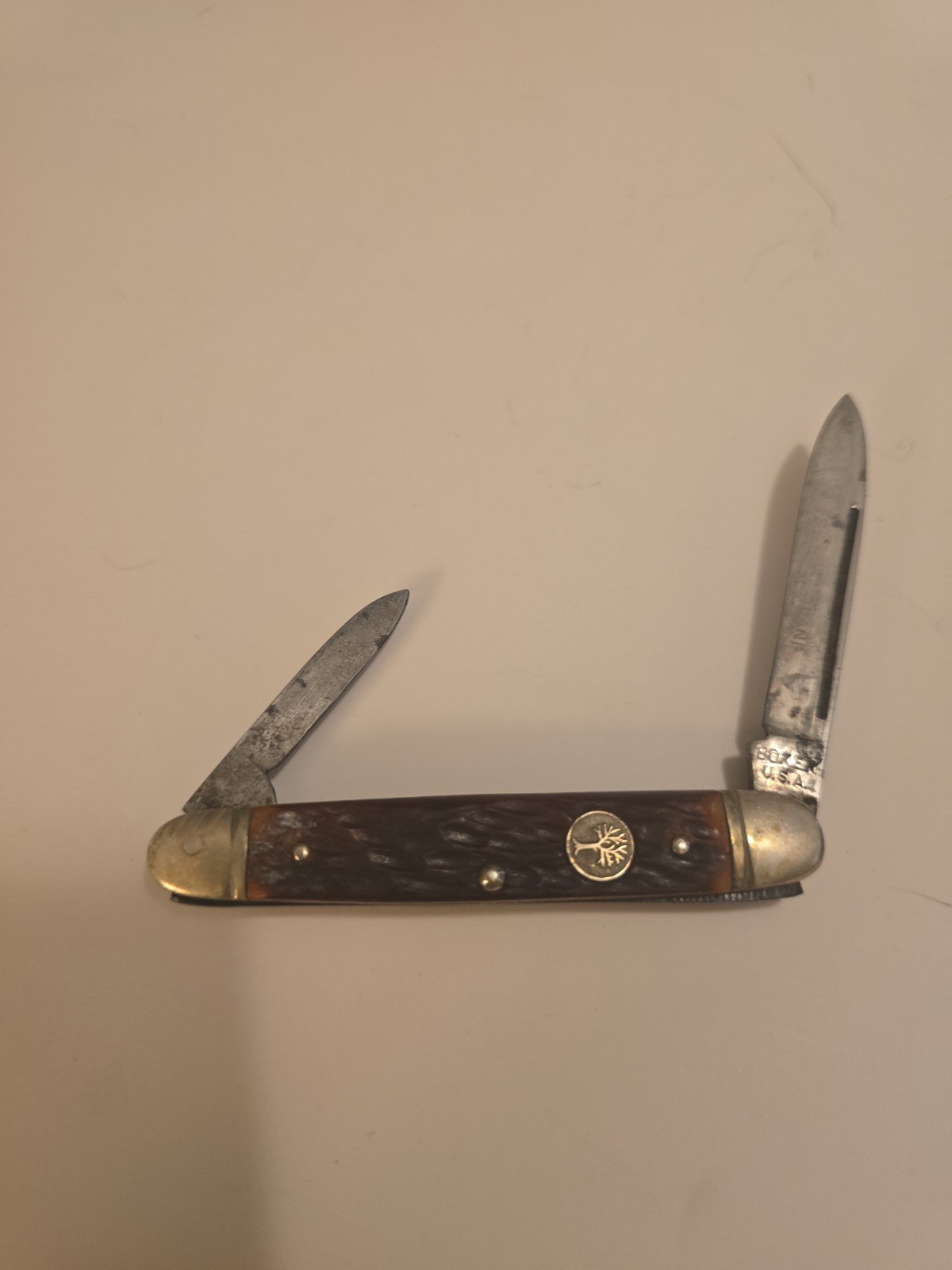 VINTAGE BOKER USA TREE BRAND GERMANY POCKET KNIFE VINTAGE BOKER USA TREE BRAND GERMANY POCKET KNIFE