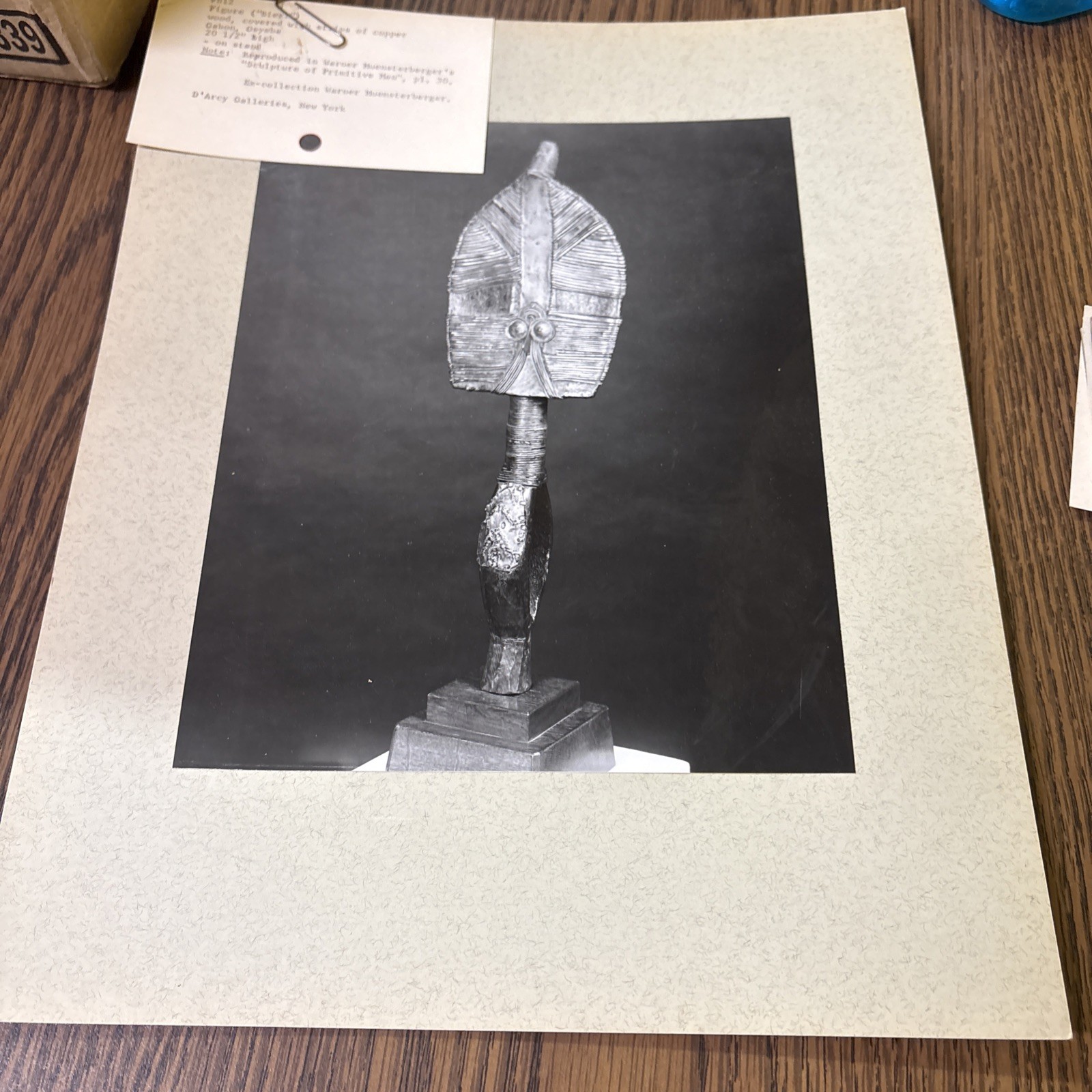 Copper Bieri VTG Art Photo D’Arcy Galleries / Warner Muensterberger Collection