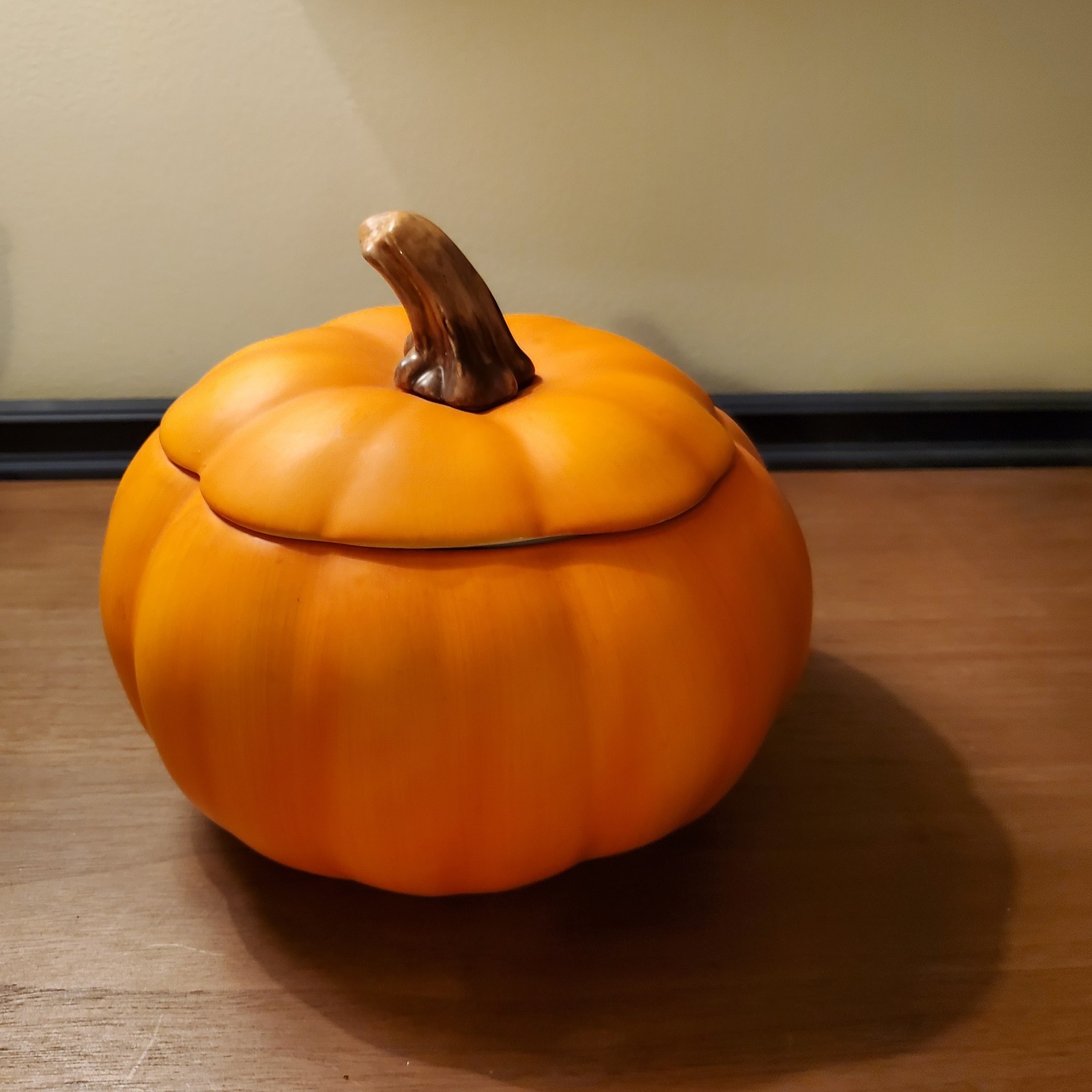 Teleflora Ceramic Pumpkin, Multi-Use  2 Piece 