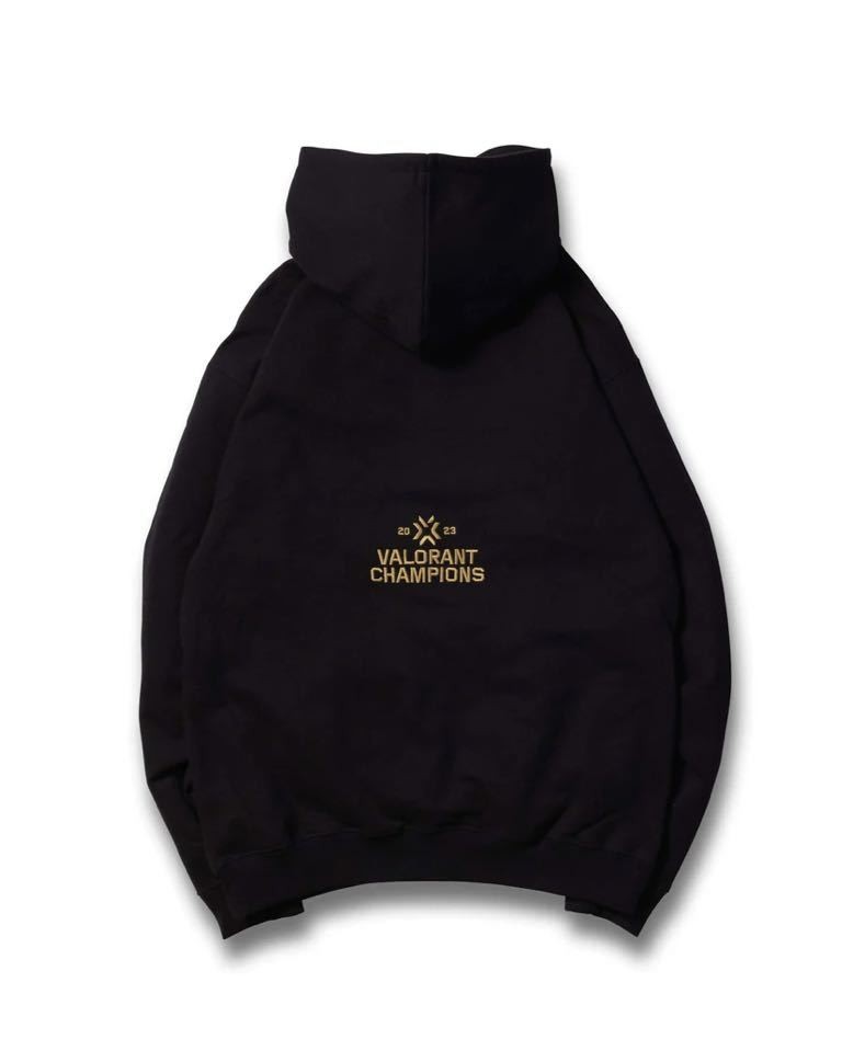 VALORANT Champions Hoodie Black Large VR x Vaultroom Gaming Pullover