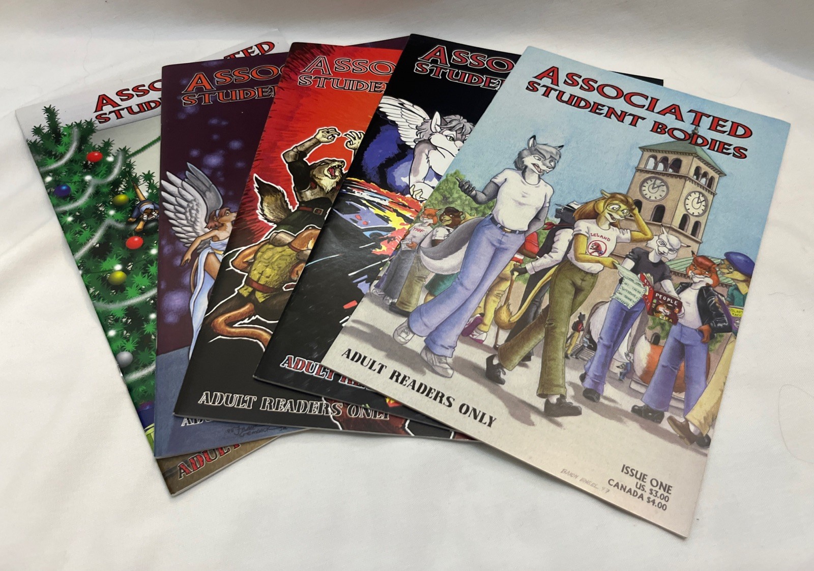 ASSOCIATED STUDENT BODIES Gay Comics 1 2 3 4 & 5 By Lance Rund & Chris Mckinley