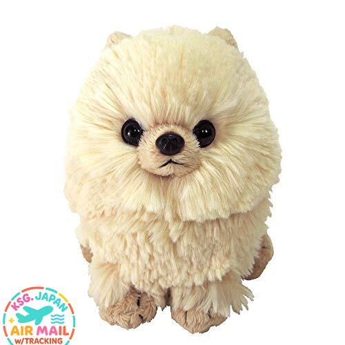 new Sun Lemon PUPS Pomeranian Beige S H14.2cm Plush fm Japan w/Tracking