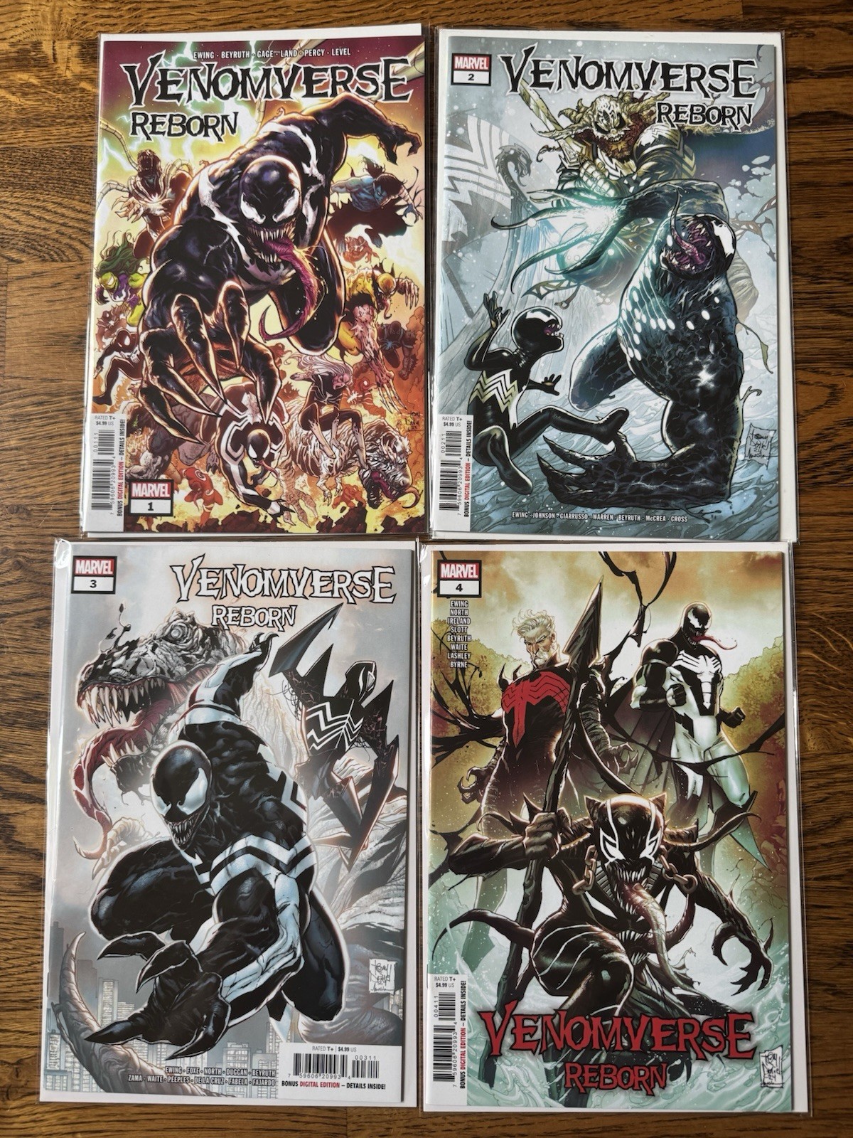 Marvel Venomverse Reborn 2024 #1 2 3 4 COMPLETE Set Marvel Venomverse Reborn 2024 #1 2 3 4 COMPLETE Set