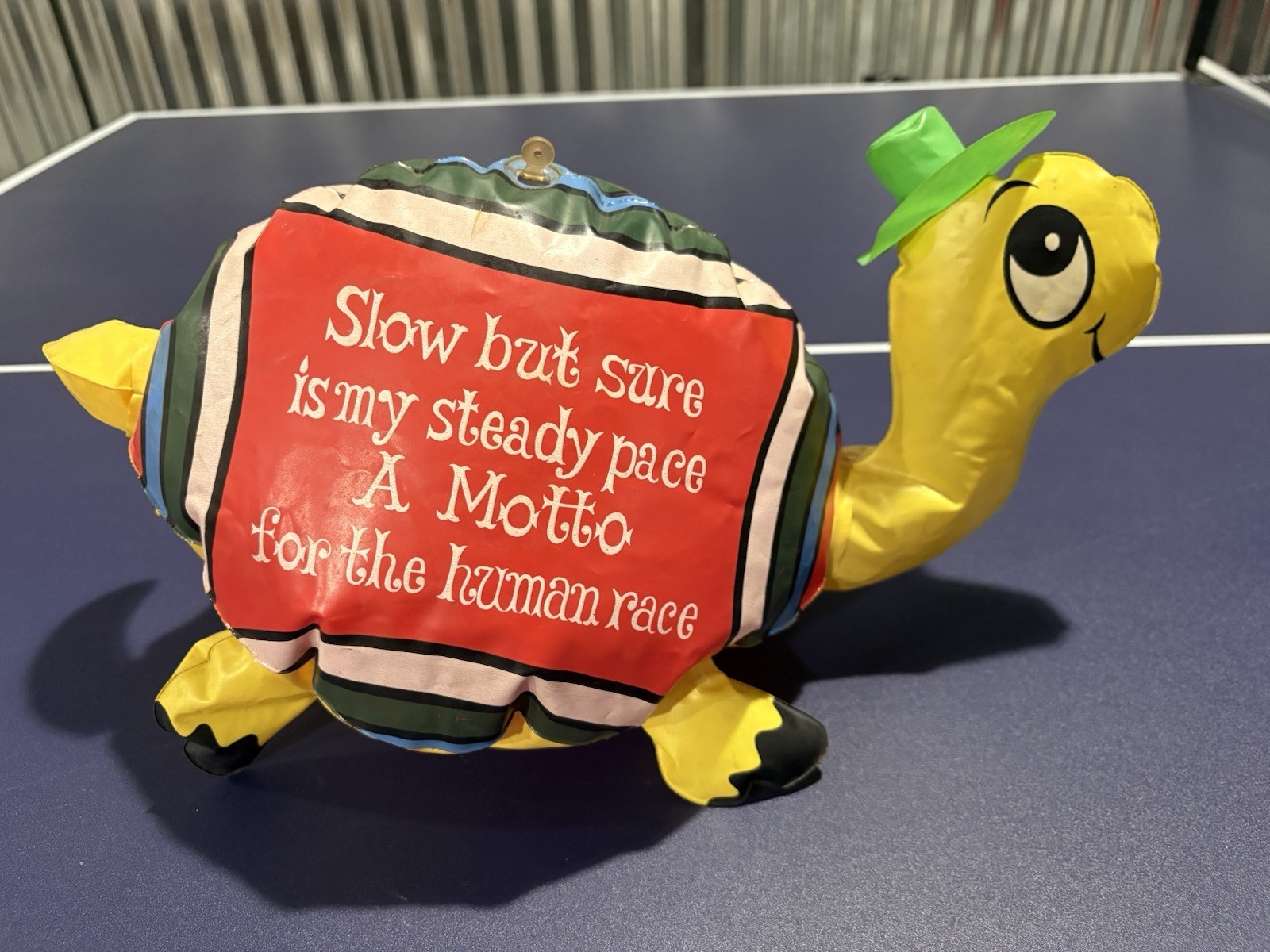 Vintage Turtle Inflatable Advertising Promotional Colorful Approx 14\
