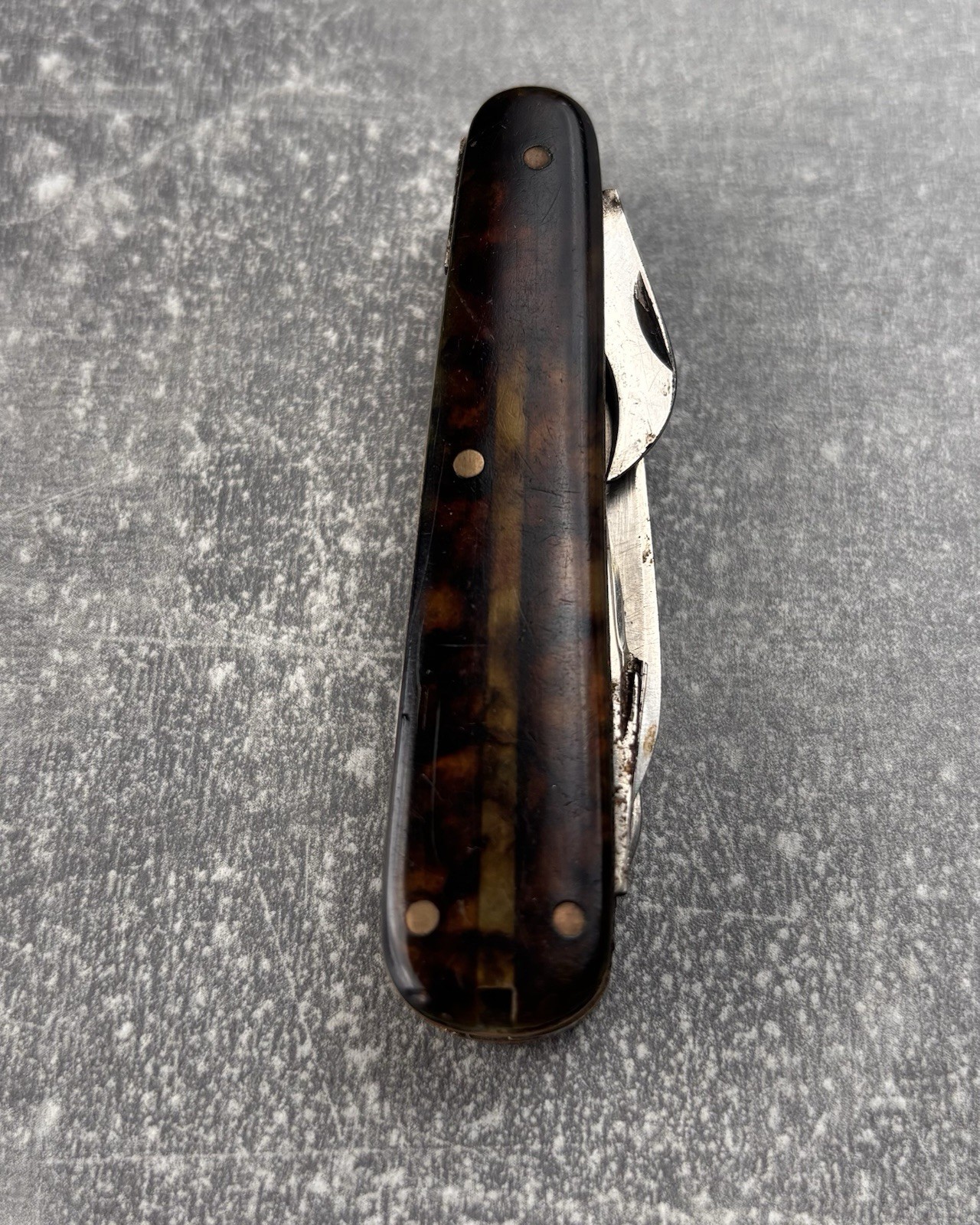 Vintage 1958 Soviet Multi Tool Pocket Knife Zavod Skladnykh Nozhey USSR