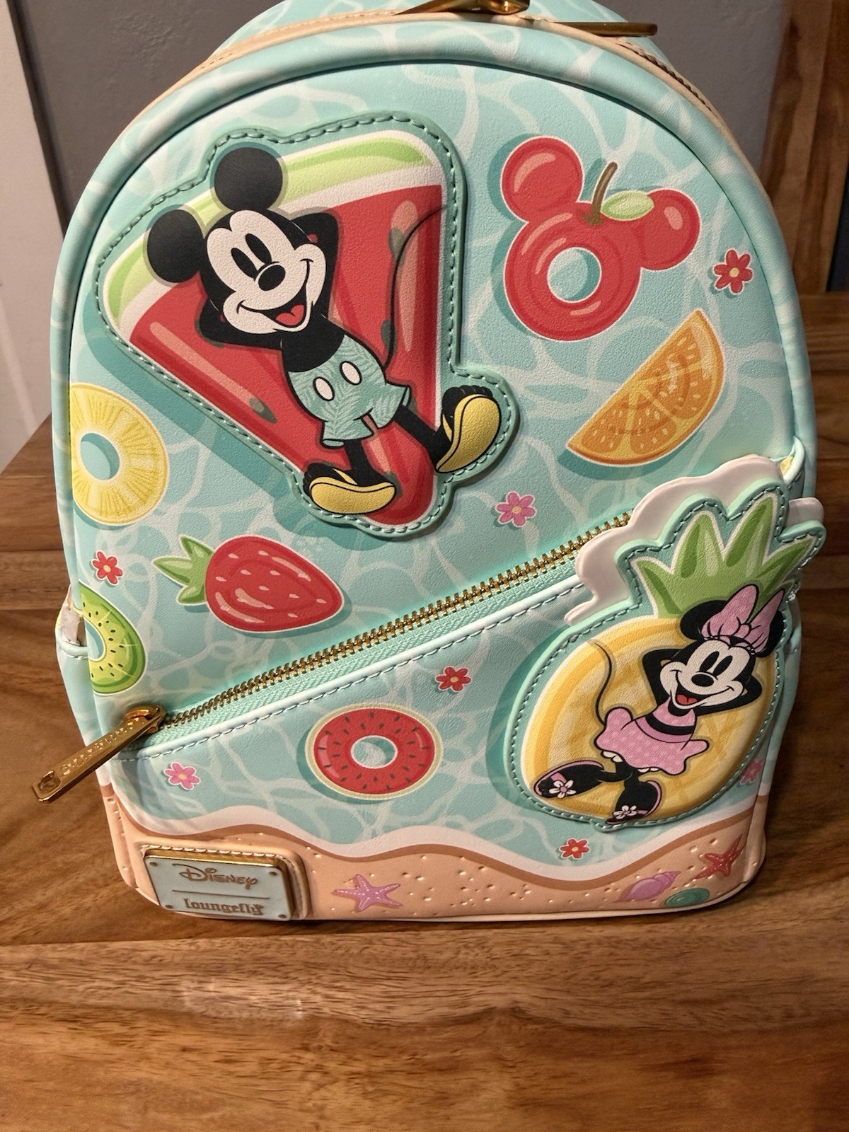 Loungefly Disney Mickey & Minnie Beach Fun Mini Backpack
