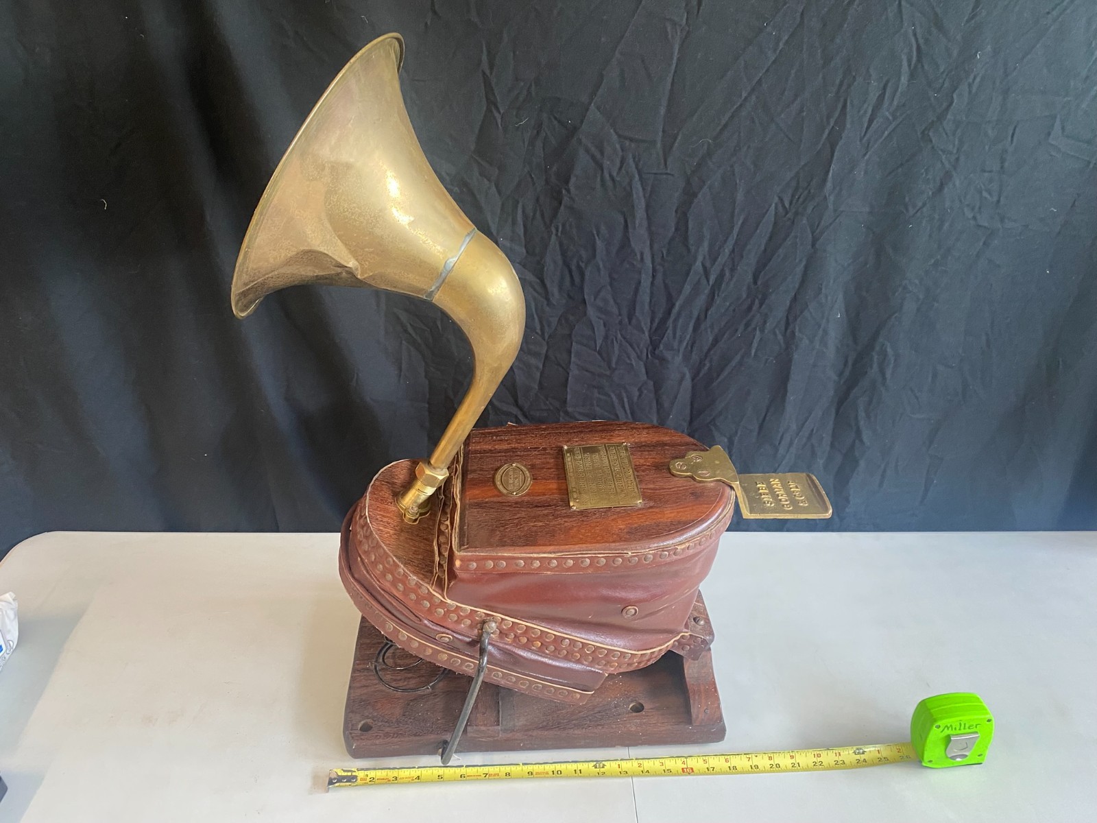 Siebe Gorman air supply horn foot pedal bellows fire brigade working unit Siebe Gorman air supply horn foot pedal bellows fire brigade working unit