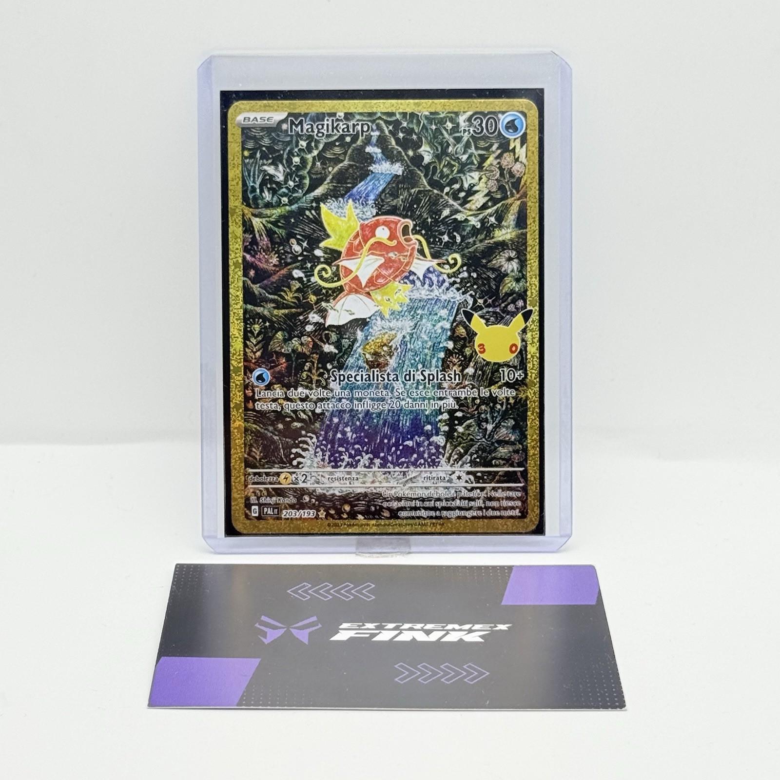 POKEMON MAGIKARP CARD 203/193 - 30th ANNIVERSARY ITA - NEAR MINT