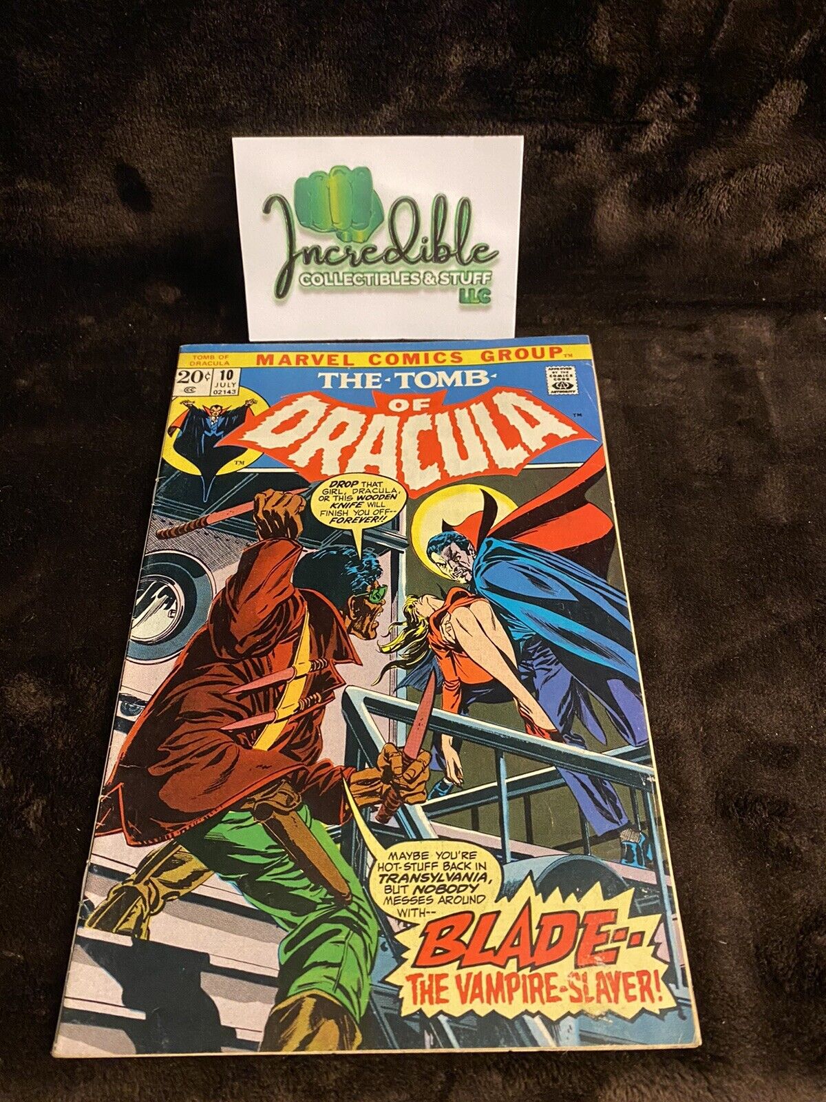 TOMB OF DRACULA #10 Marvel MCU (Jul 1973)VG 1st App Of BLADE