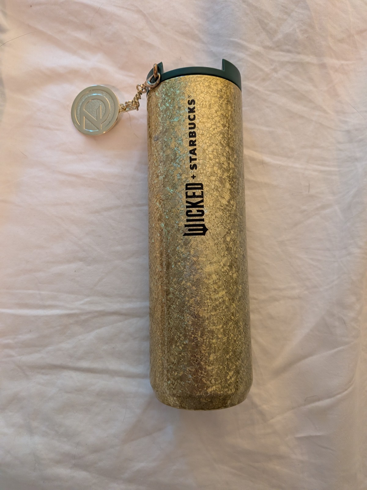 [NEW] Wicked x Starbucks Stainless Steel Vacuum Sealed Tumbler Gold 16 OZ