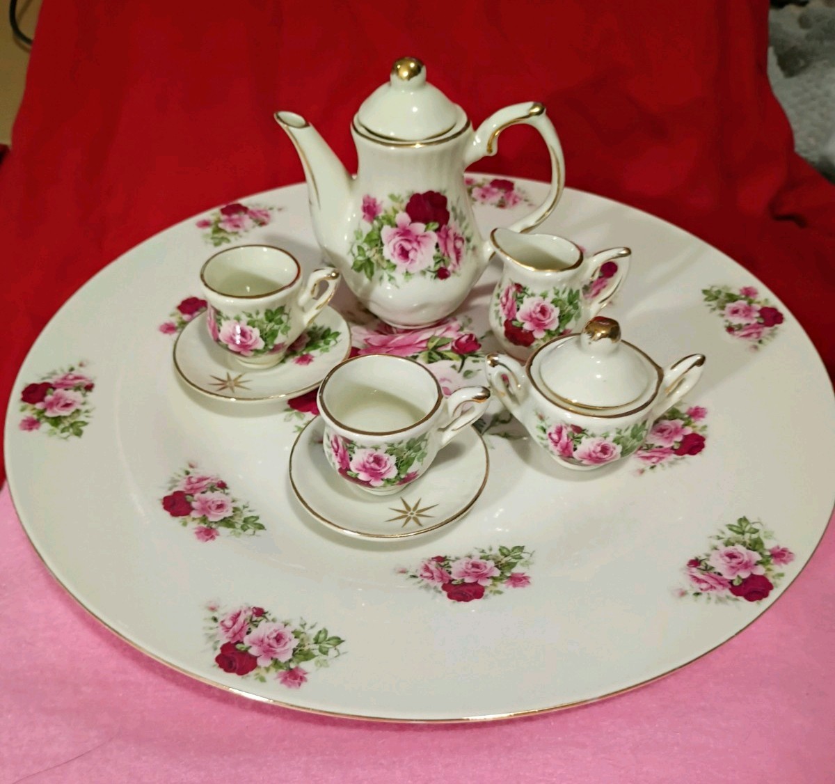 Formalities Baum Brothers 9 Piece Tea Set On A 10 Formalities Baum Brothers 9 Piece Tea Set On A 10