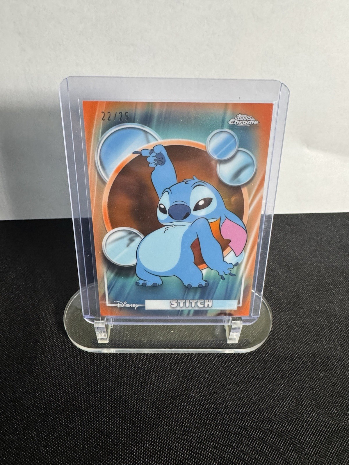 Topps 2026 Topps Chrome Disney Stitch Serial Numbered 21/25