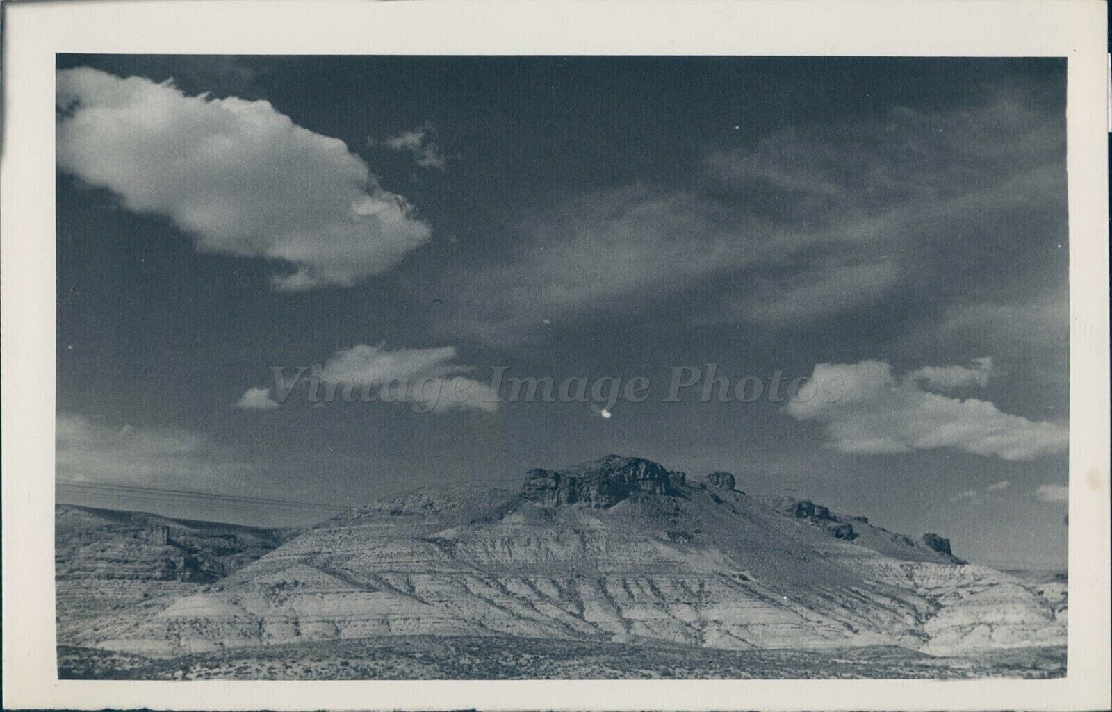 1940 Press Mountain Clouds Sky Beautiful View Photo
