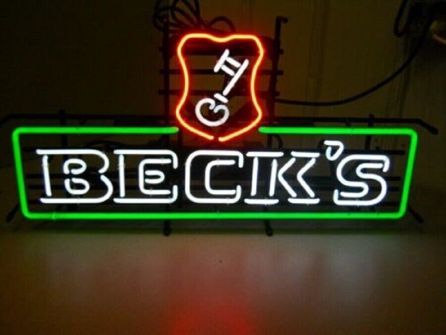 Beck's Key Beer Neon Sign 24