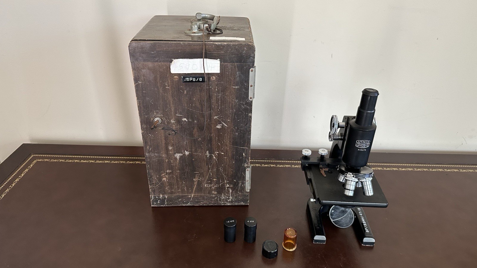 Vintage Spencer Buffalo 245279 Microscope – Monocular Compound – Made in USA