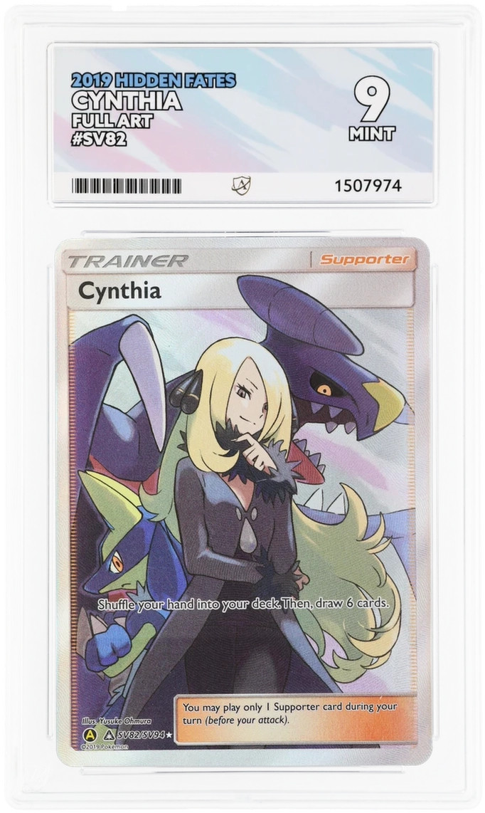 ACE 9 Cynthia SV82/SV94 Hidden Fates Mint Pokemon