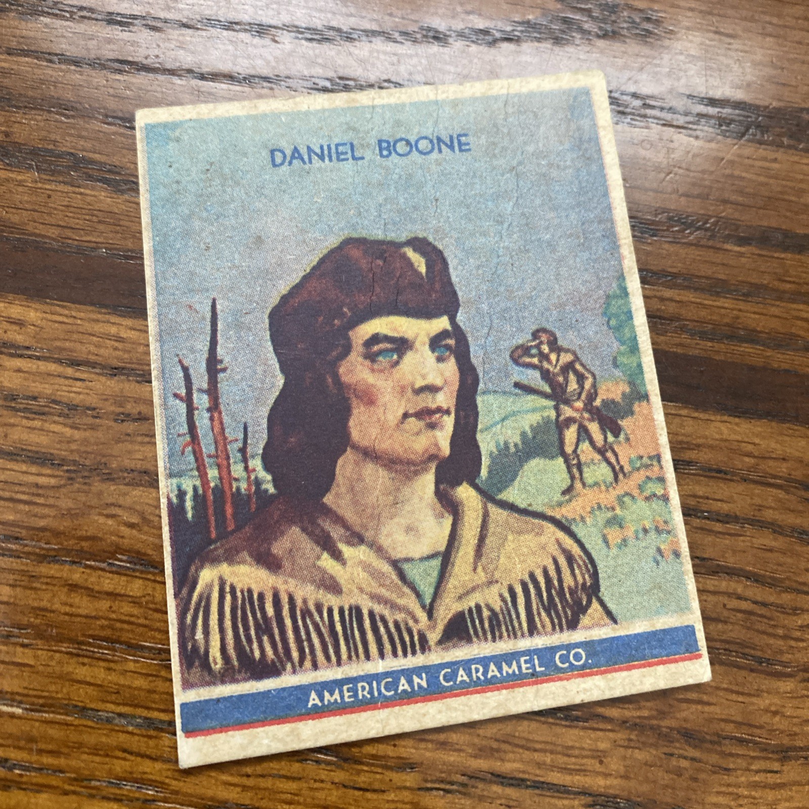 1930 R14 American Caramel Historical Characters #1 Daniel Boone Trimmed 🔥