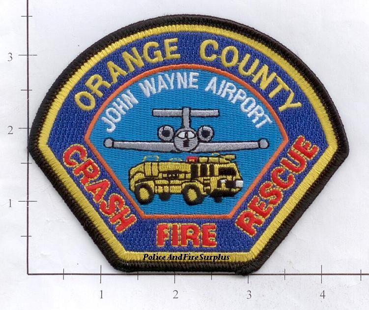 California - John Wayne Airport Orange County CA Fire Dept Patch Crash Fire Resc