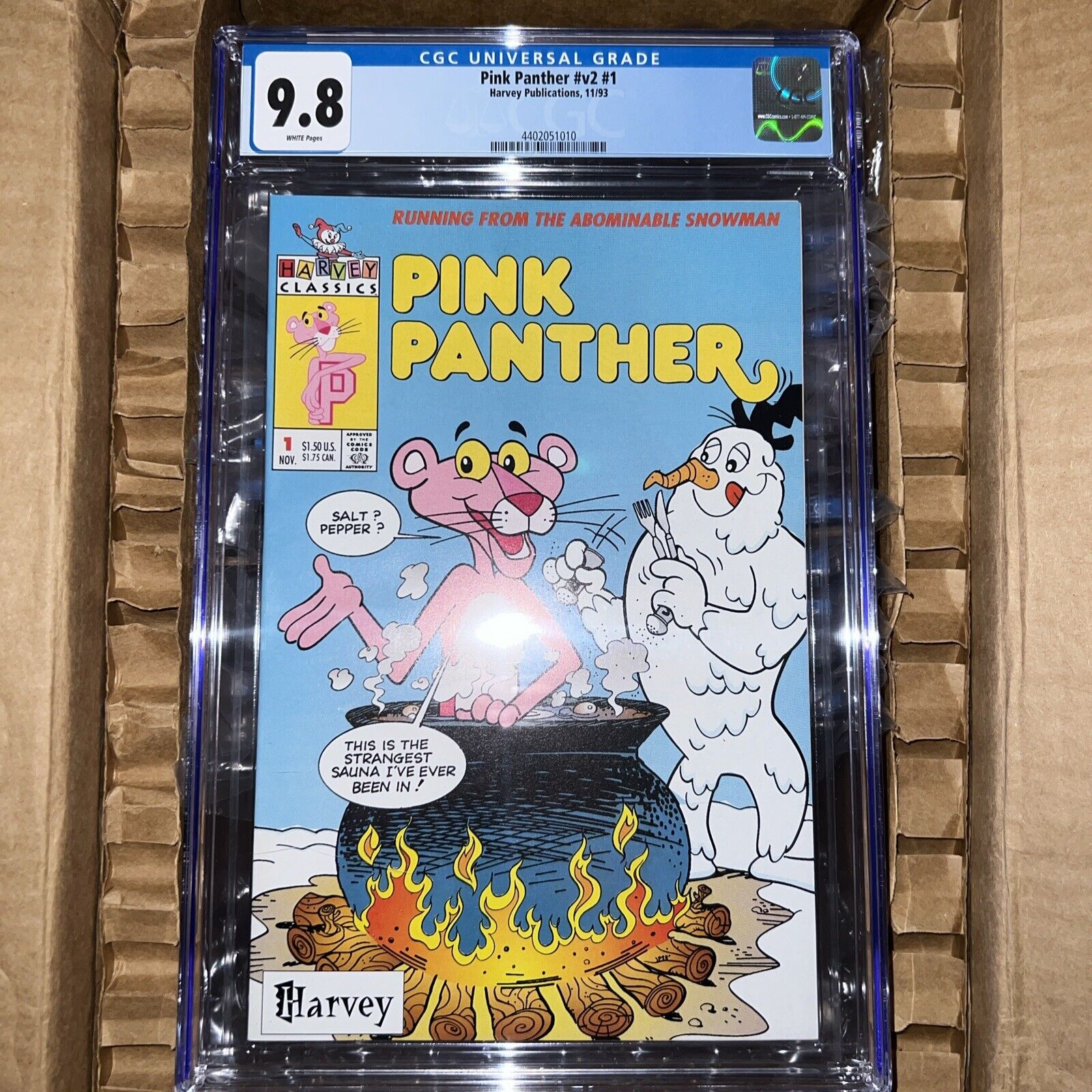 Pink Panther #V2 #1 (1993) Harvey CGC 9.8 White
