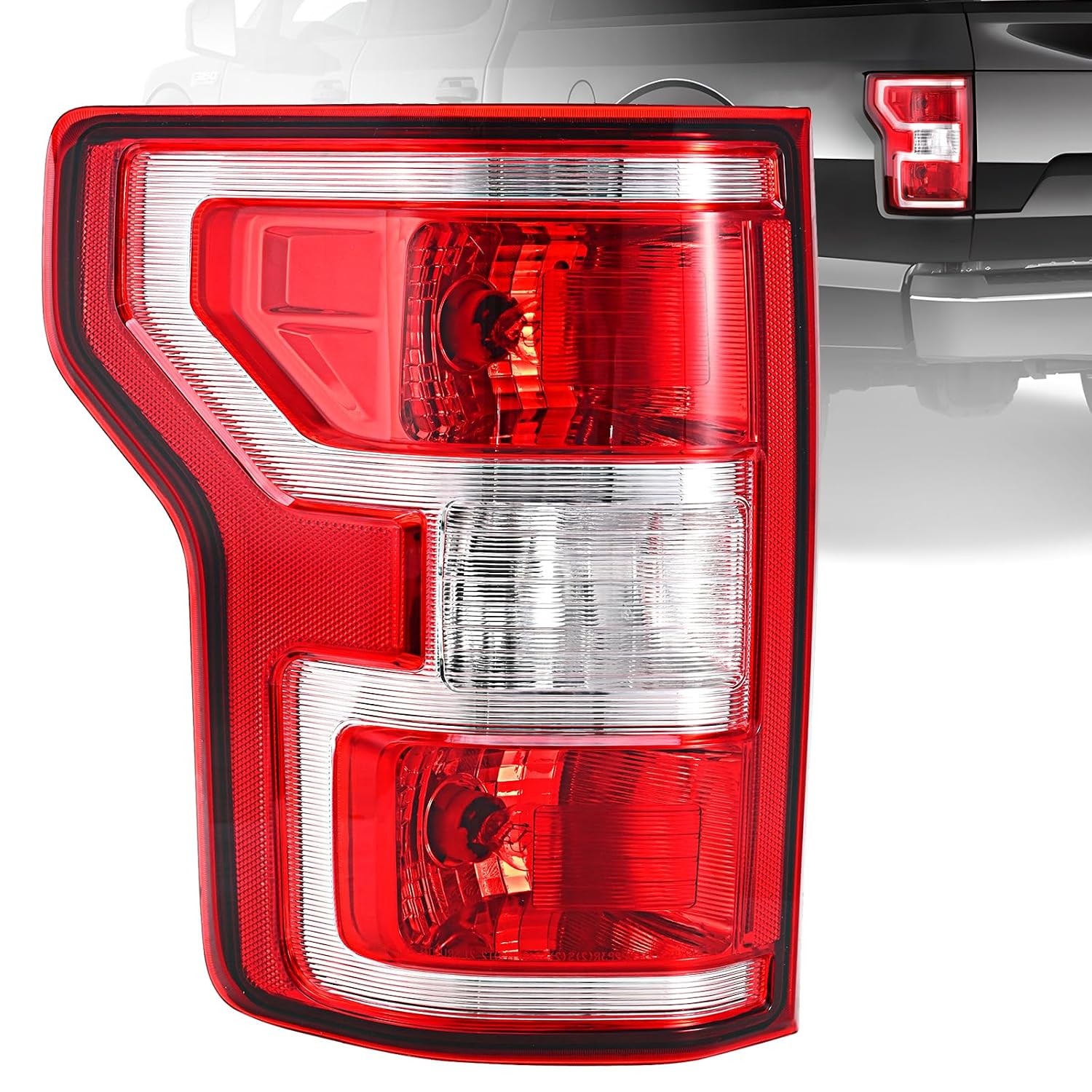 2018-2020 Ford F-150 Left Driver Side Tail Light Compatible Ford F-150 Tail