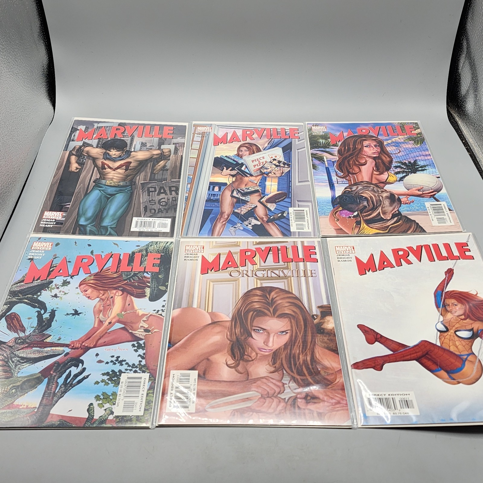 Marvel Comics-Marville #1-6 Complete Series-Comics VF+/NM Bagged & Boarded Marvel Comics-Marville #1-6 Complete Series-Comics VF+/NM Bagged & Boarded
