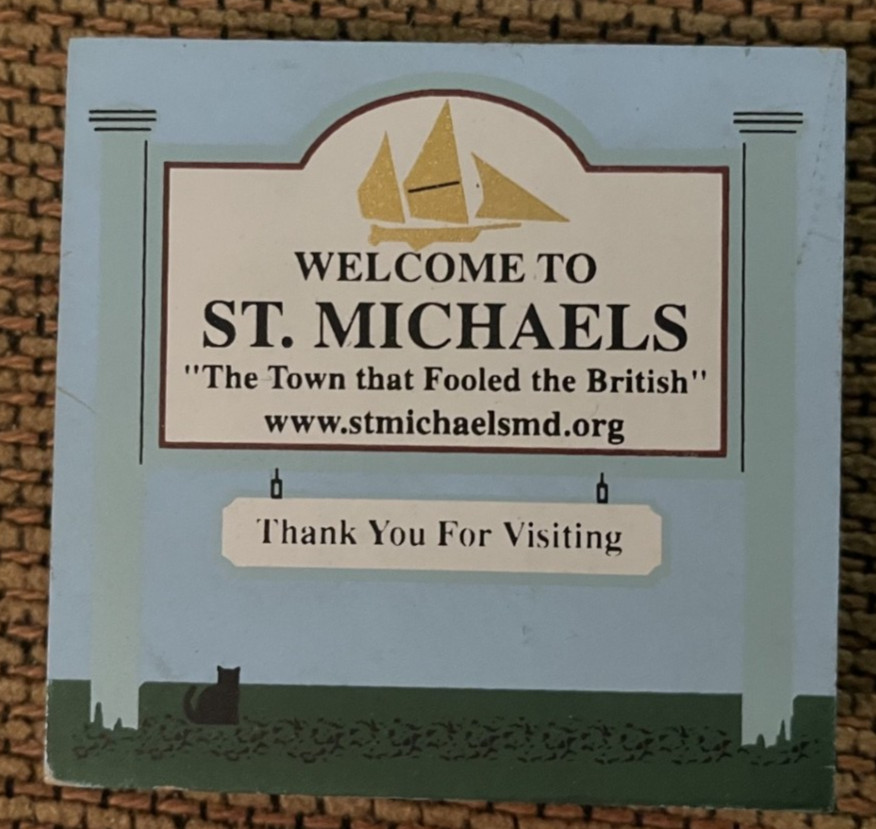 Cat\'s Meow – St. Michaels Sign – St. Michaels, Maryland