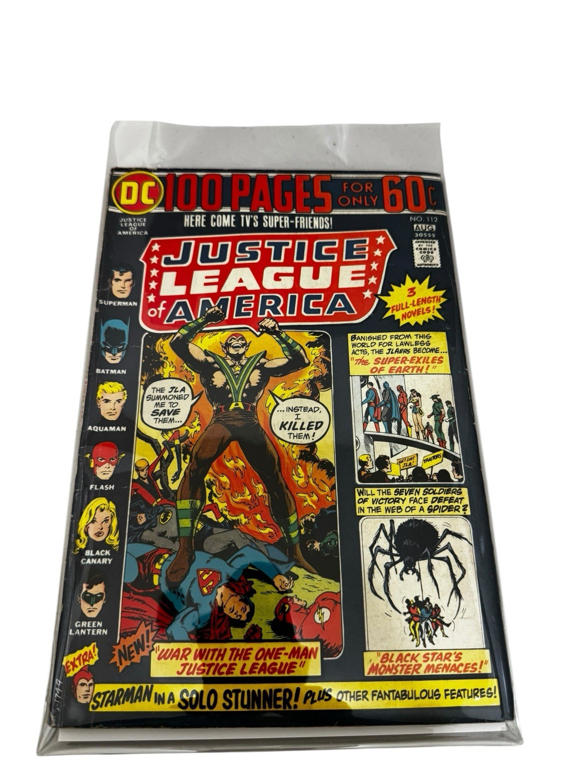 Justice League of America #112 DC Comics (August 1974) 100-Pages