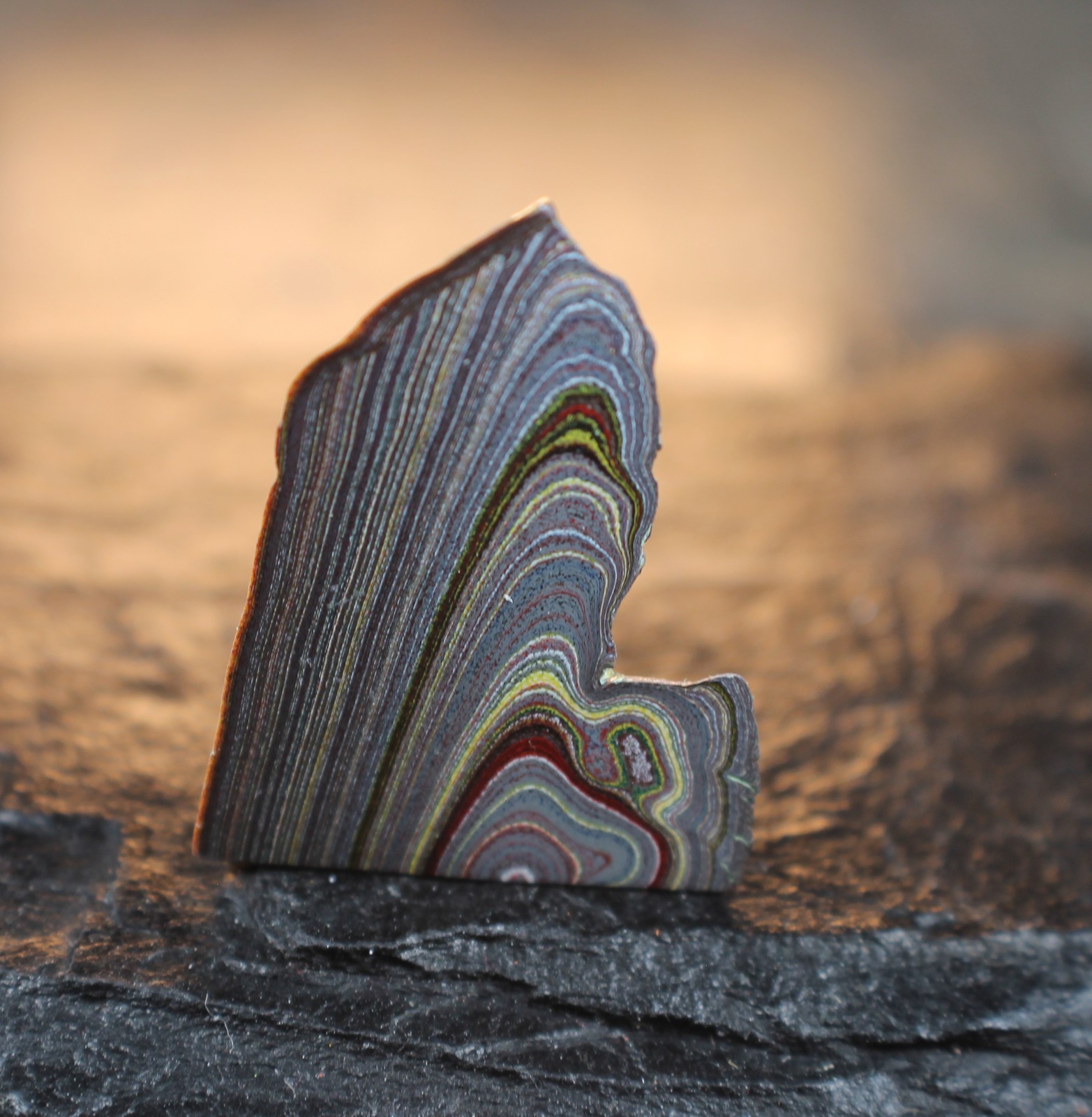 Finished Piece of Fordite-Corvette Fordite-30.11mm x 24.2mm x 5.58mm (F-047) Finished Piece of Fordite-Corvette Fordite-30.11mm x 24.2mm x 5.58mm (F-047)