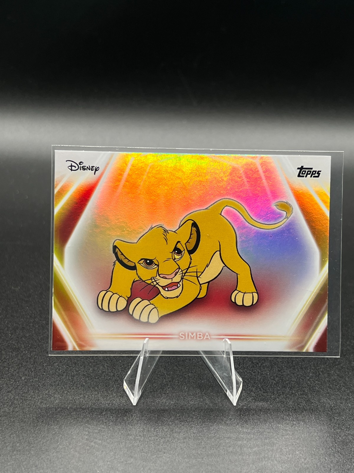 2026 Topps Disney Neon #41 Simba Lion King Disney Rainbow Foil Parallel 2026 Topps Disney Neon #41 Simba Lion King Disney Rainbow Foil Parallel