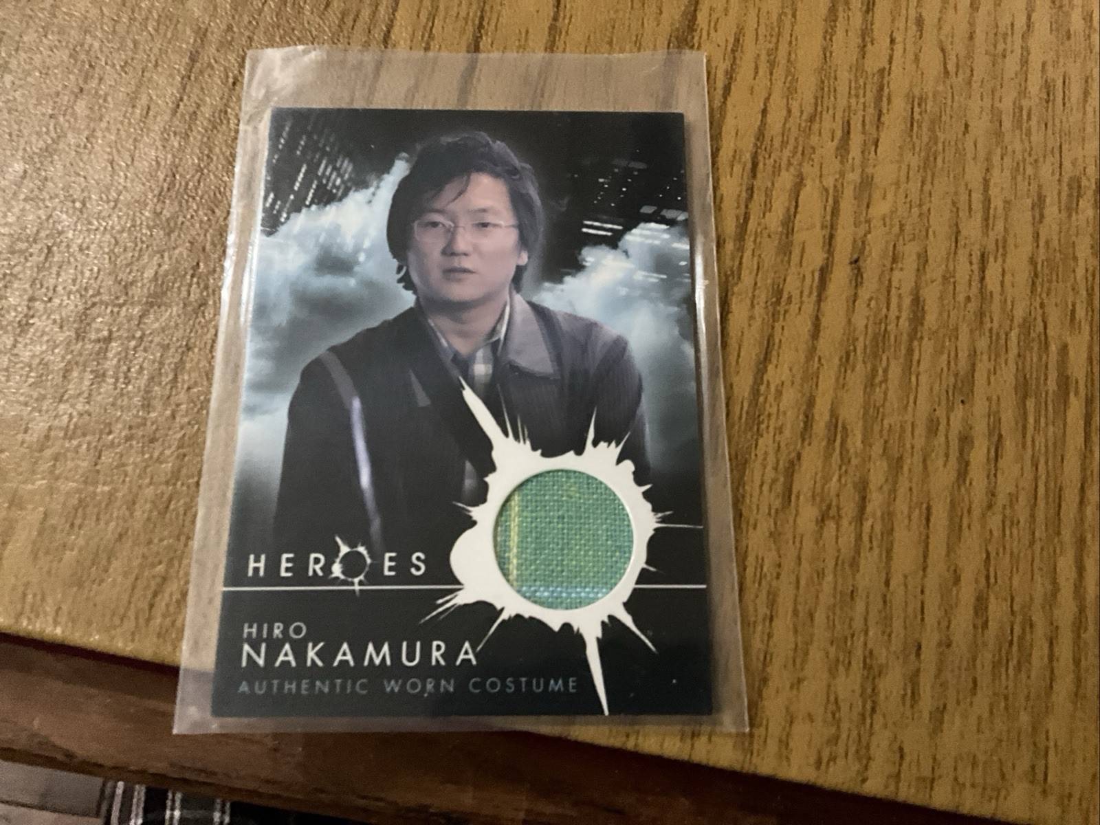 2008 Topps HEROES Hiro Nakamura MASI OKA Worn NBC Wardrobe Jacket Costume Card