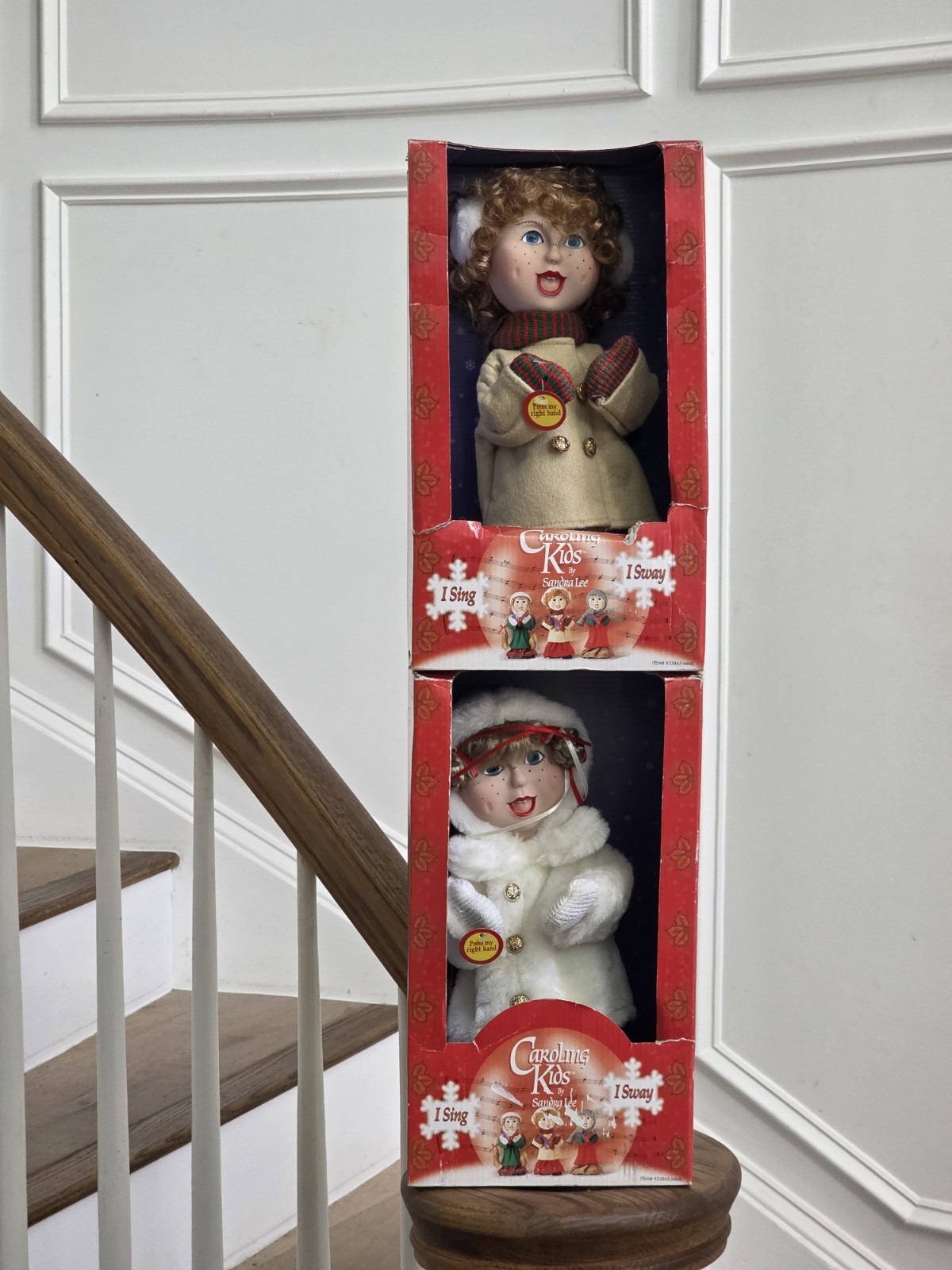 Vintage Christmas Caroling Kids By Sandra Lee We Wish You A Merry Christmas 1985