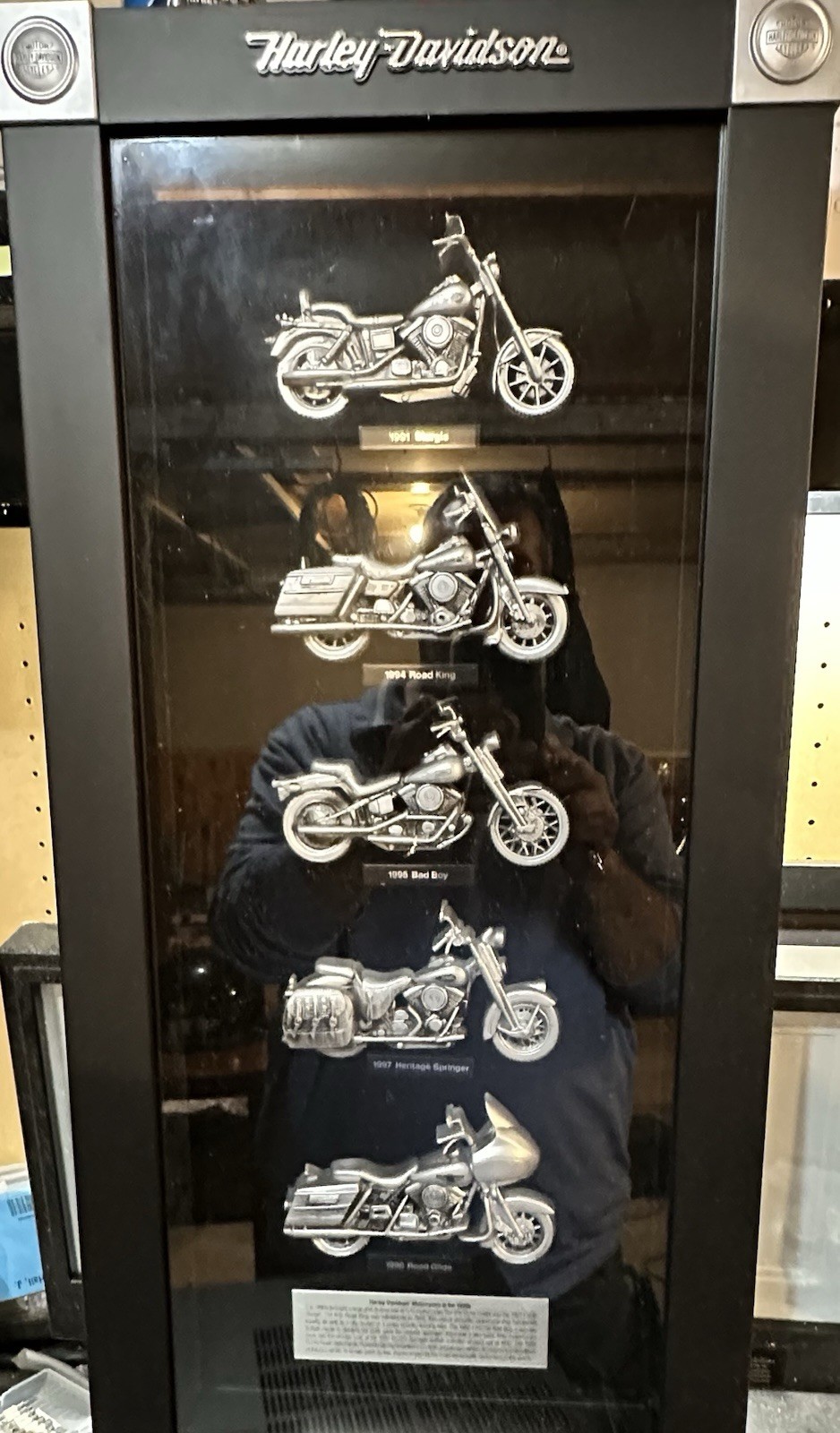 Harley Davidson 2008 Holiday Heritage Collection Motorcycles Of The 90s Display