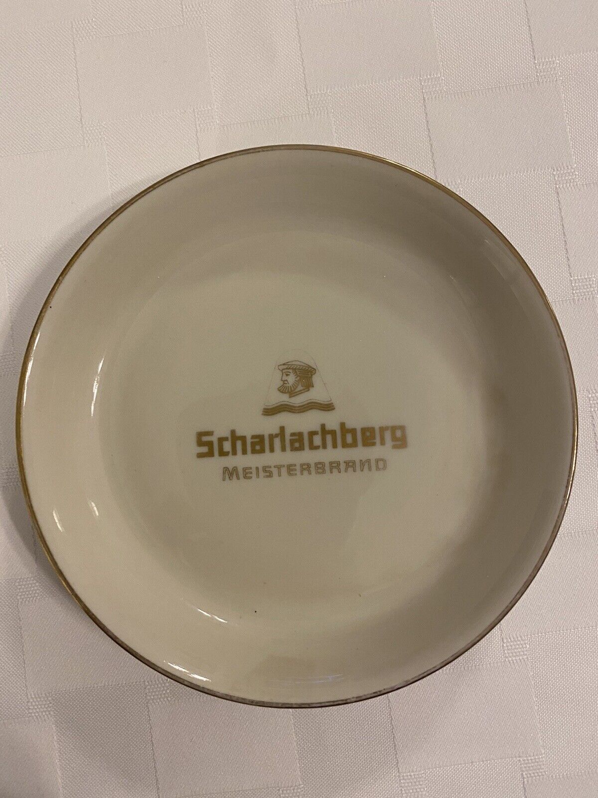 Vintage Scharlachberg Meisterbrand  5” Ashtray/Trinket Dish