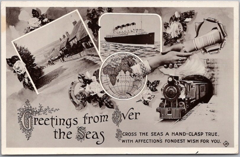 c1910s Transportation RPPC Postcard \