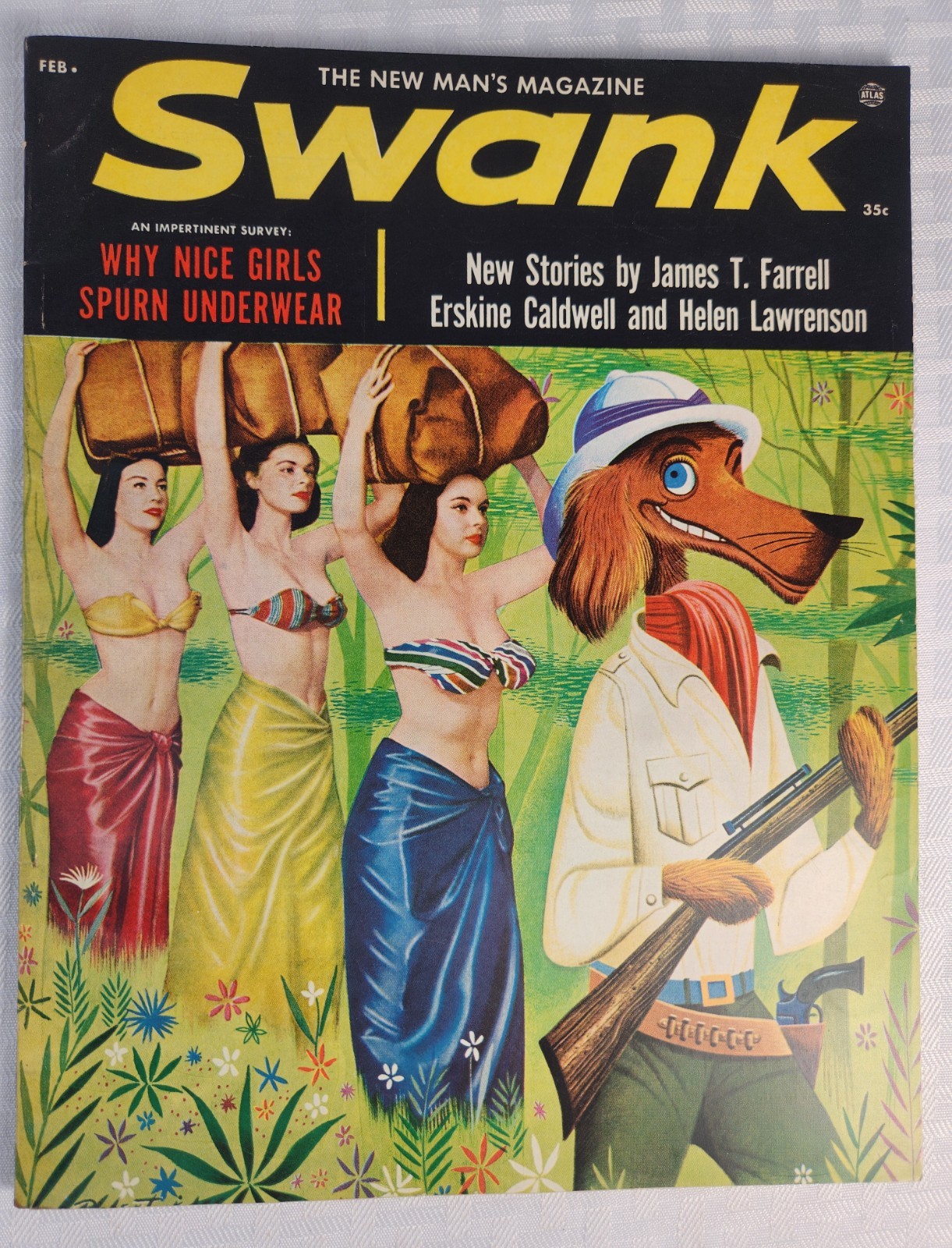 Swank Vol 3 #1 1955 Vintage Magazine Very Fine / NM Swank Vol 3 #1 1955 Vintage Magazine Very Fine / NM