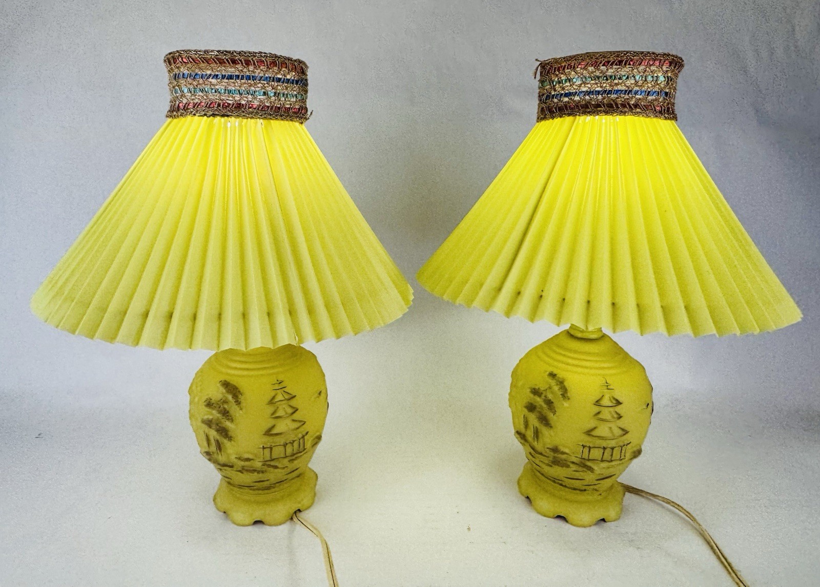 Pair of Mid Century Modern Boudoir 14\