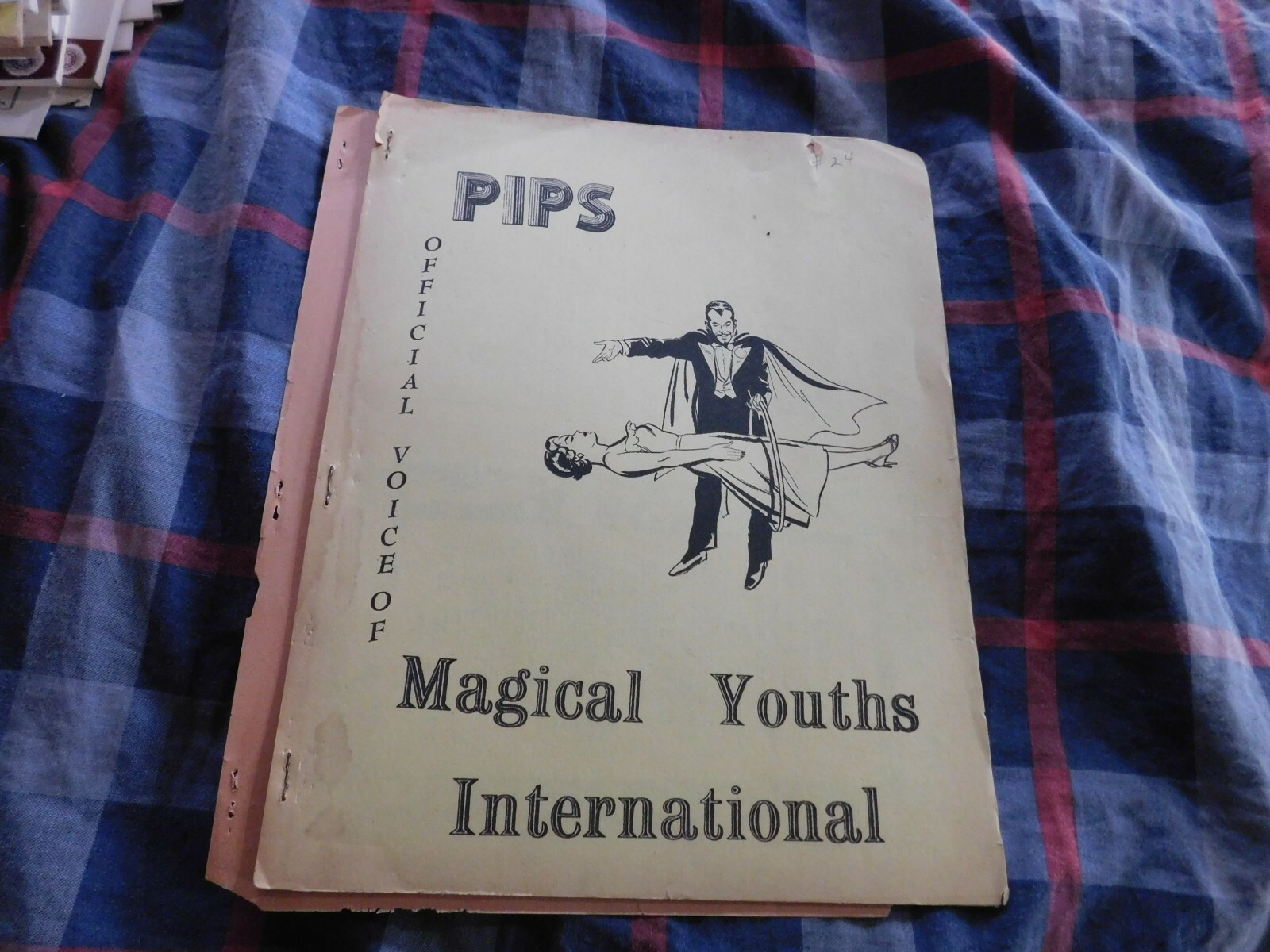PIPS Magical Youths International Voice #24. Back Page Loose