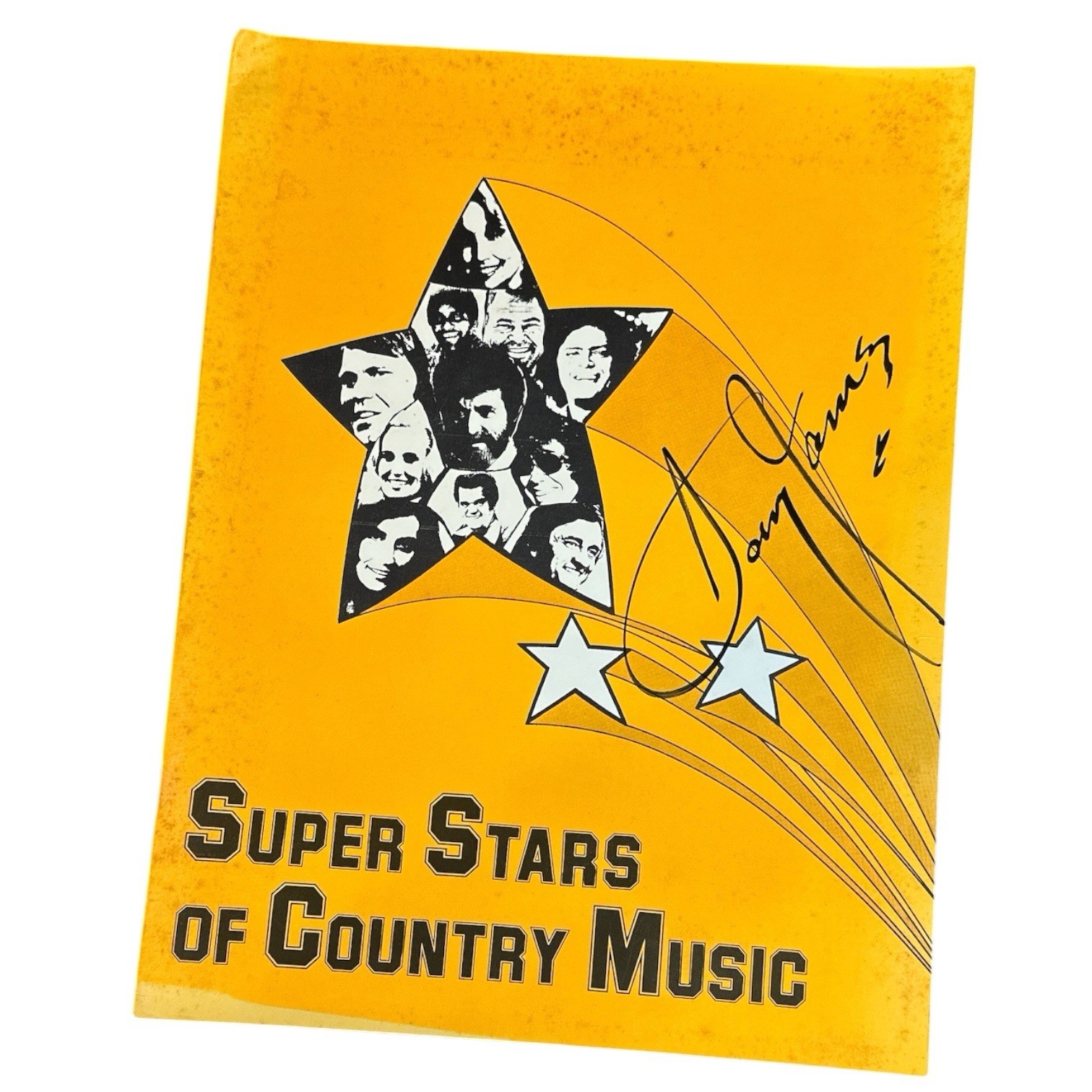Sonny James Autograph Signed “Super Stars of Country Music” Magazine Book