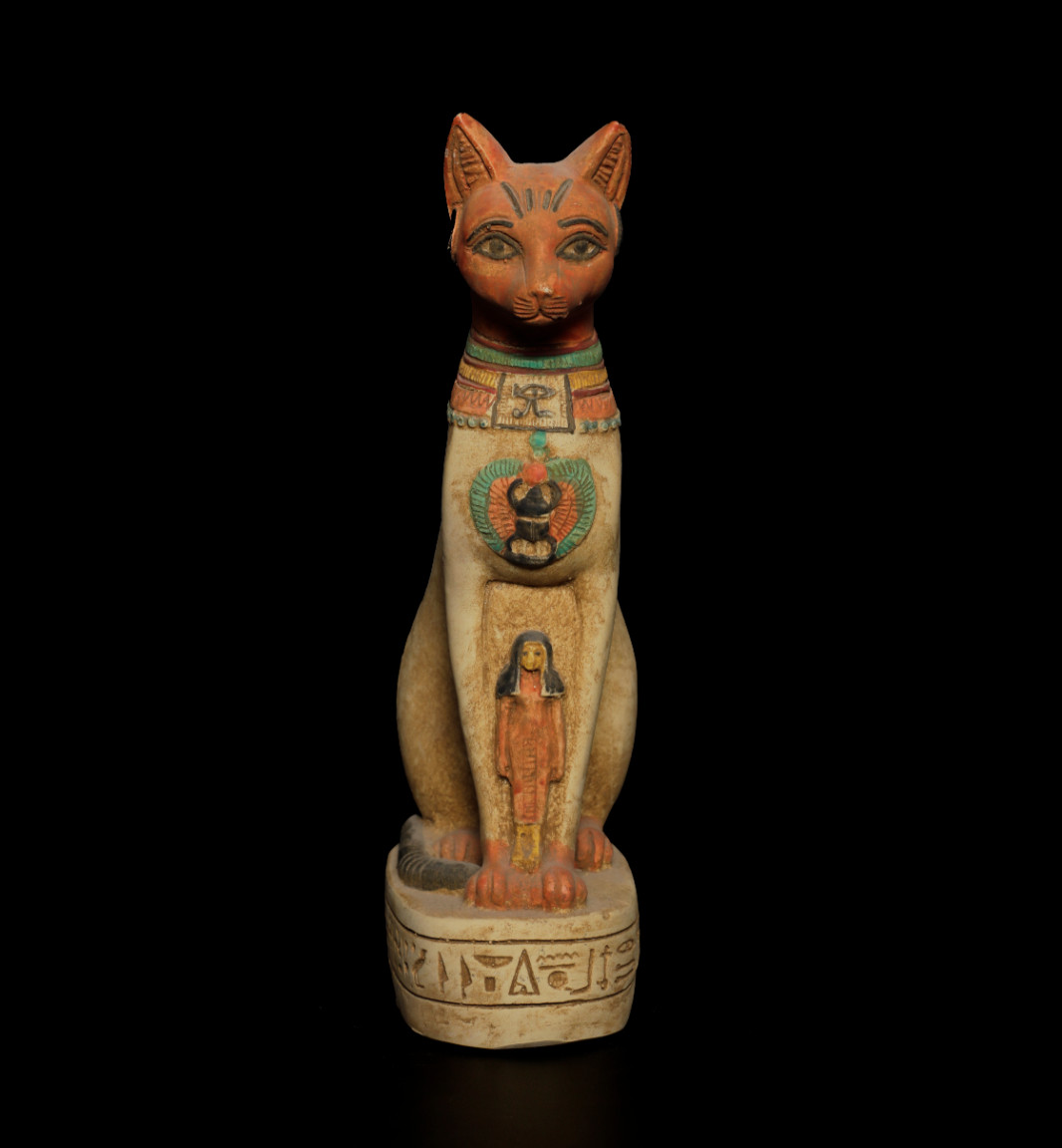 Authentic Ancient Egyptian Antique Rare Goddess Bastet Statue Figurine BC