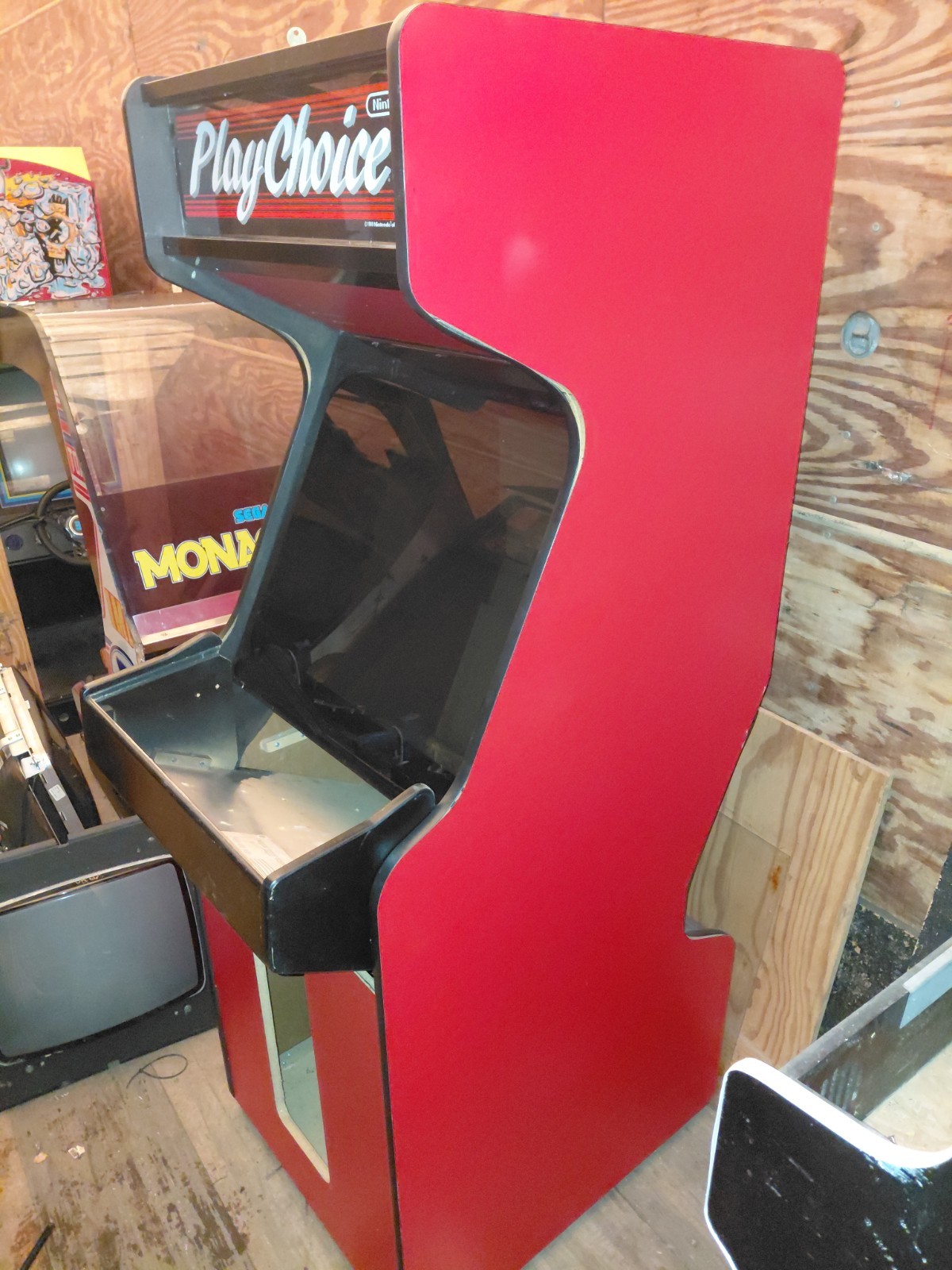 Empty Z-back Arcade Cabinet Was A Playchoice 10
