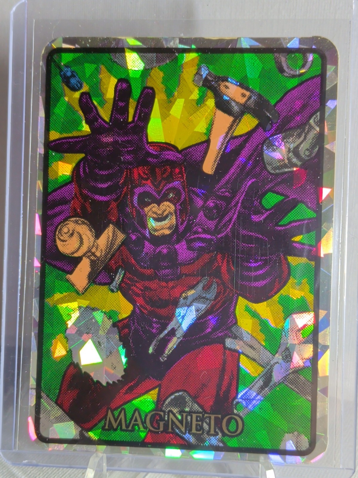 Vintage 1992 Magnito Unlicensed  Foil Sticker Vending Machine Card (PROMO)