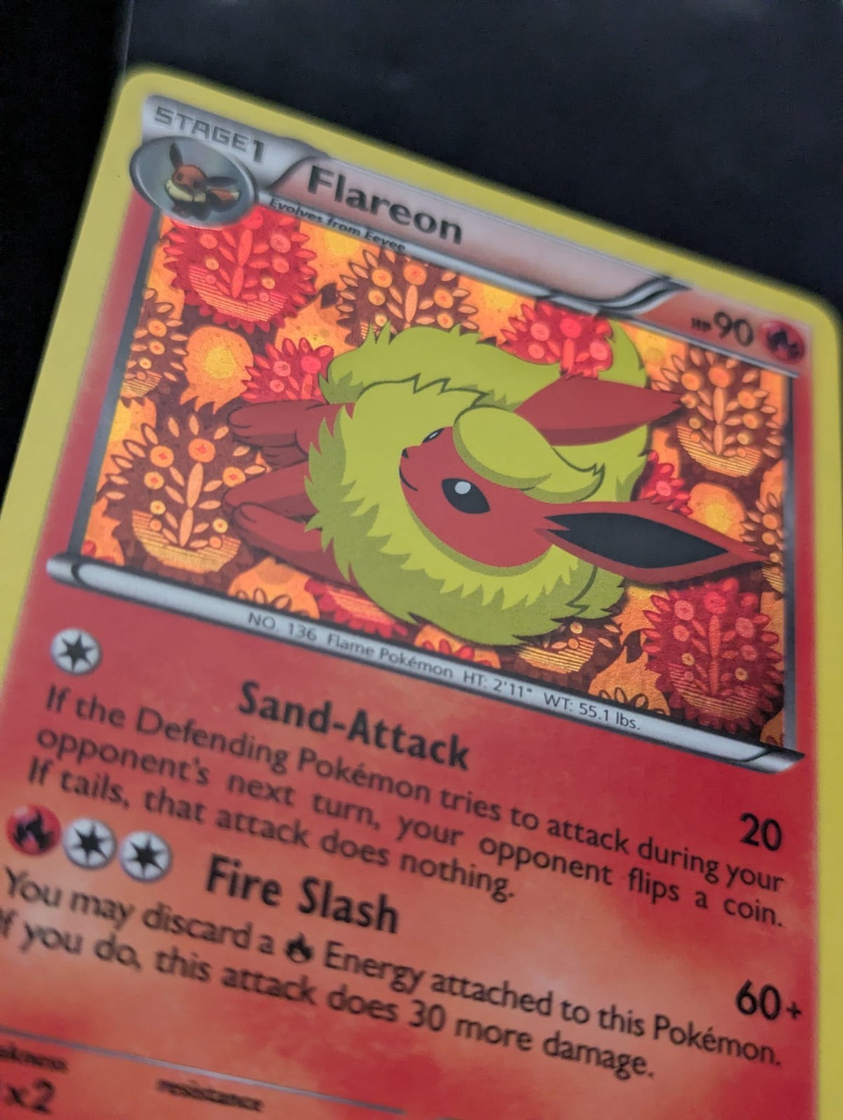 Pokemon TCG Flareon BW88 Black & White Holo NM/LP Card
