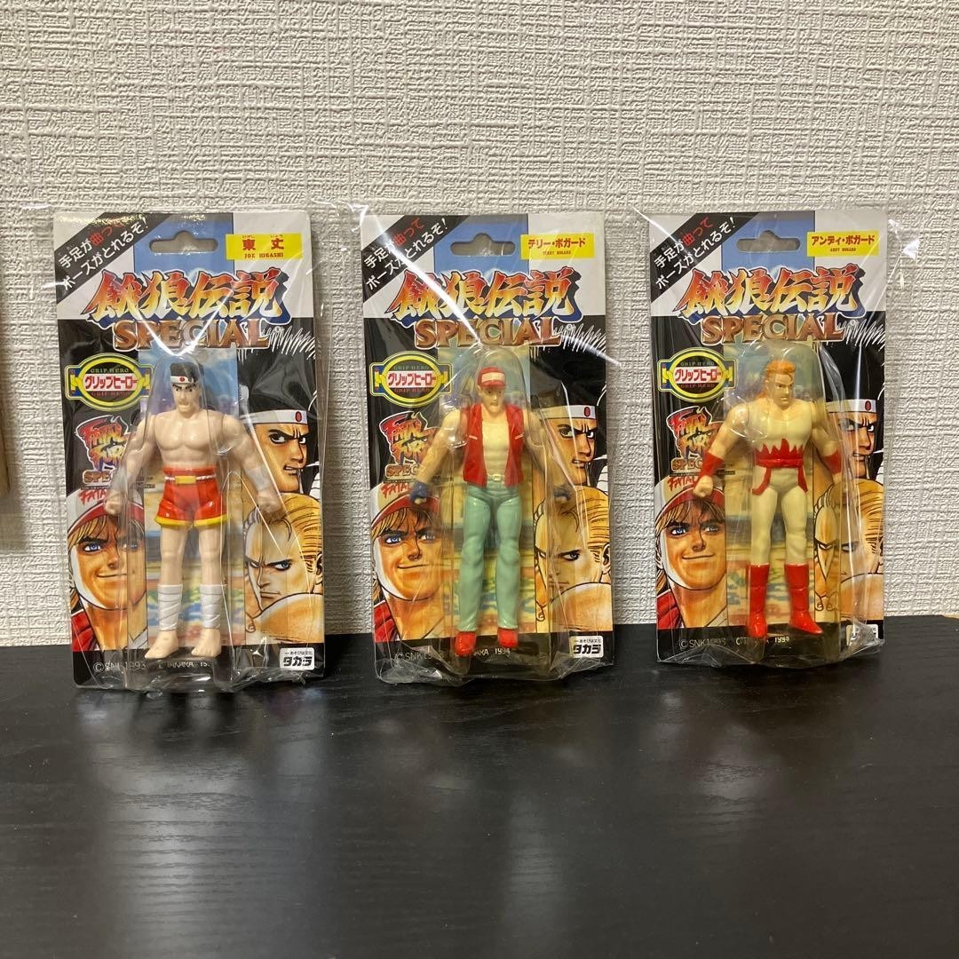 SNK Fatal Fury figure mini doll set of 3 Terry Andy Joe Yuugaya Japan m703
