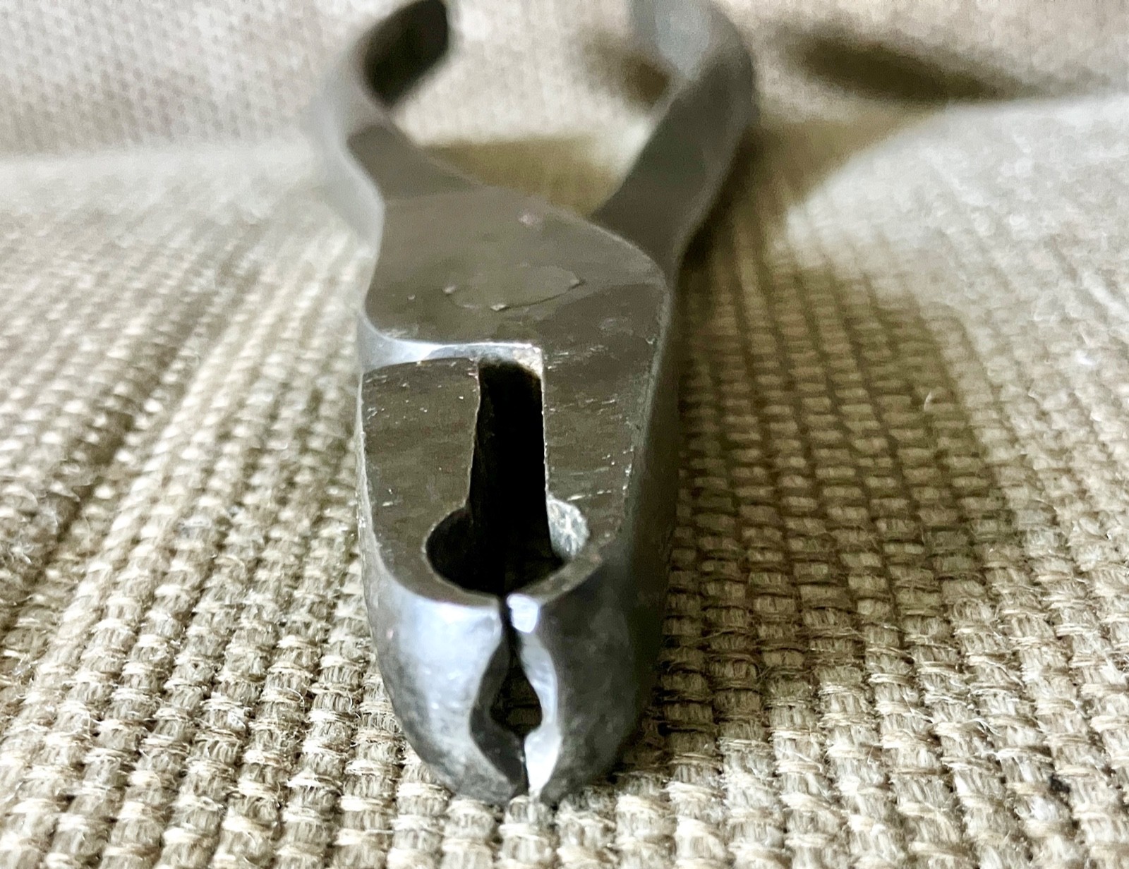Vintage Snap-on 72A Upholstery Hog Ring Pliers Vacuum Grip - Modified tip